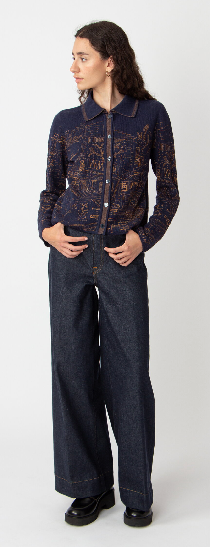 Jacquard Jacket, Favela Pattern