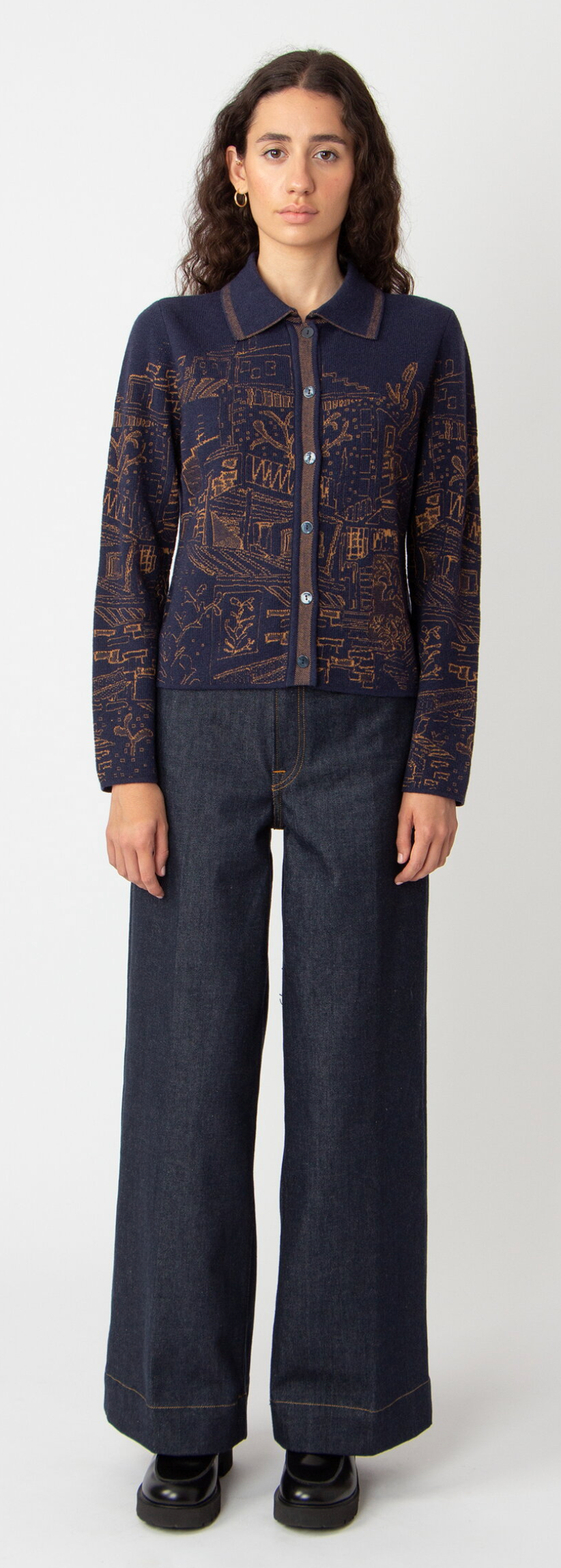 Jacquard Jacket, Favela Pattern