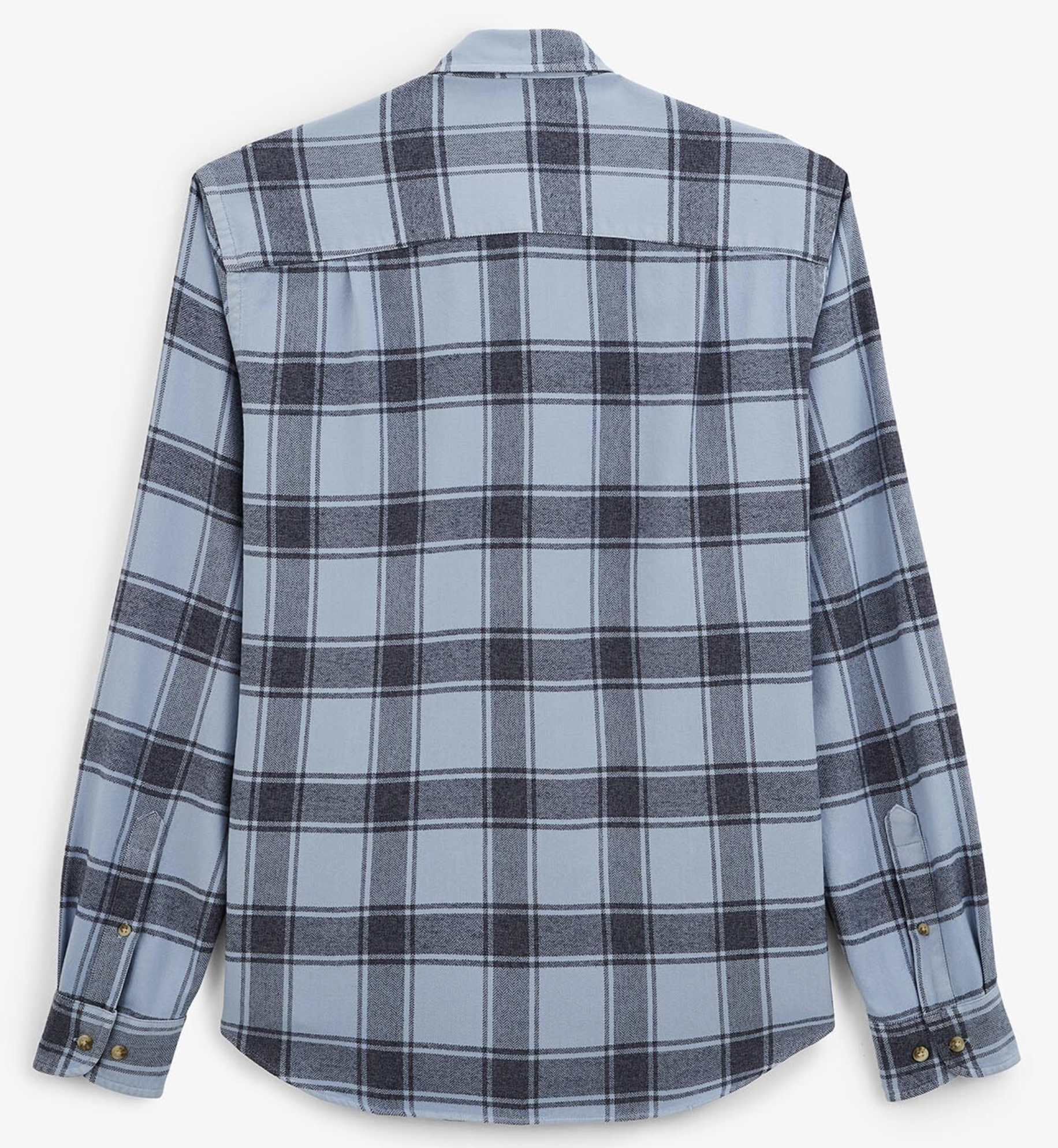 Aviator blue checkered shirt