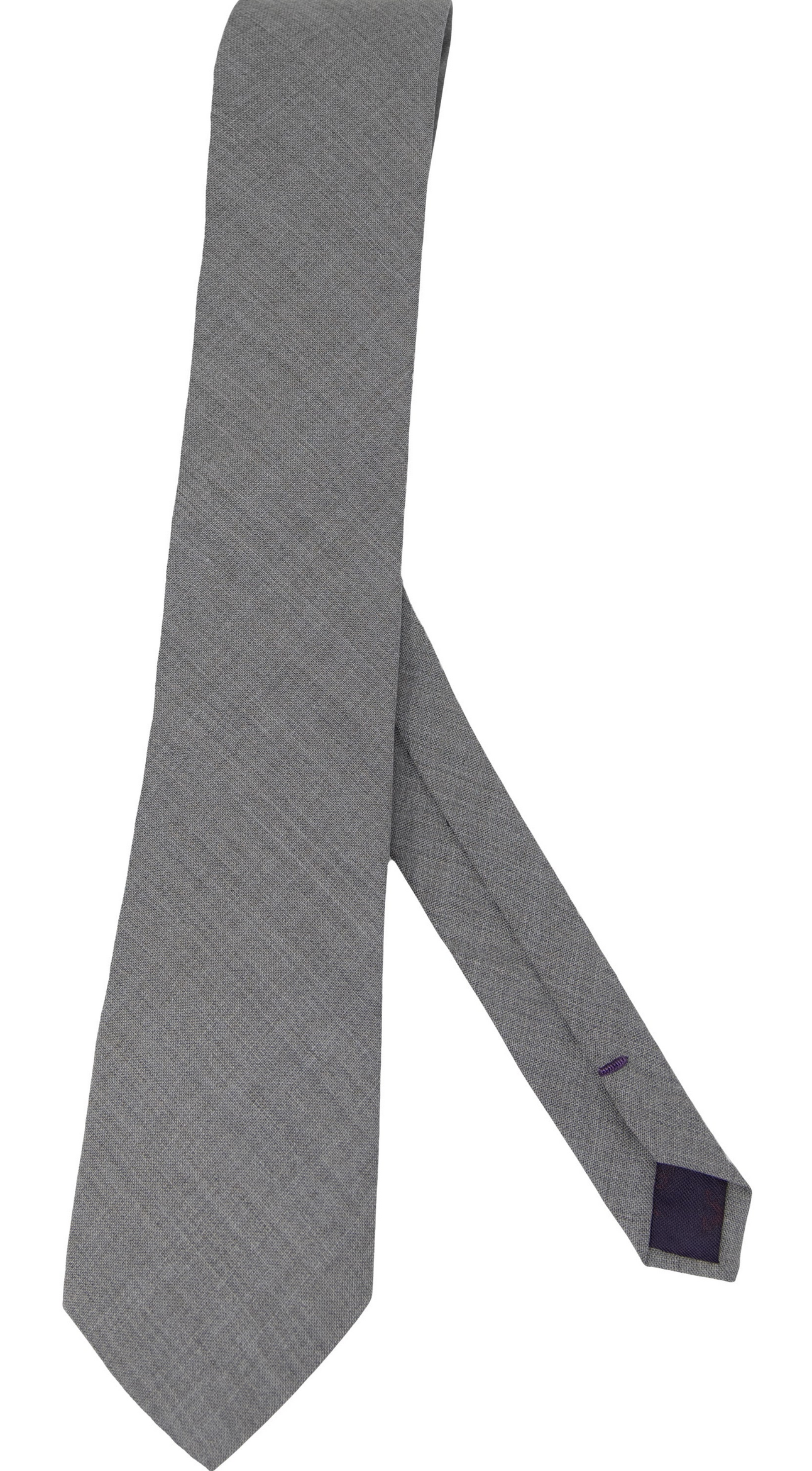 TADDEO MERINO TIE - Flannel Grey