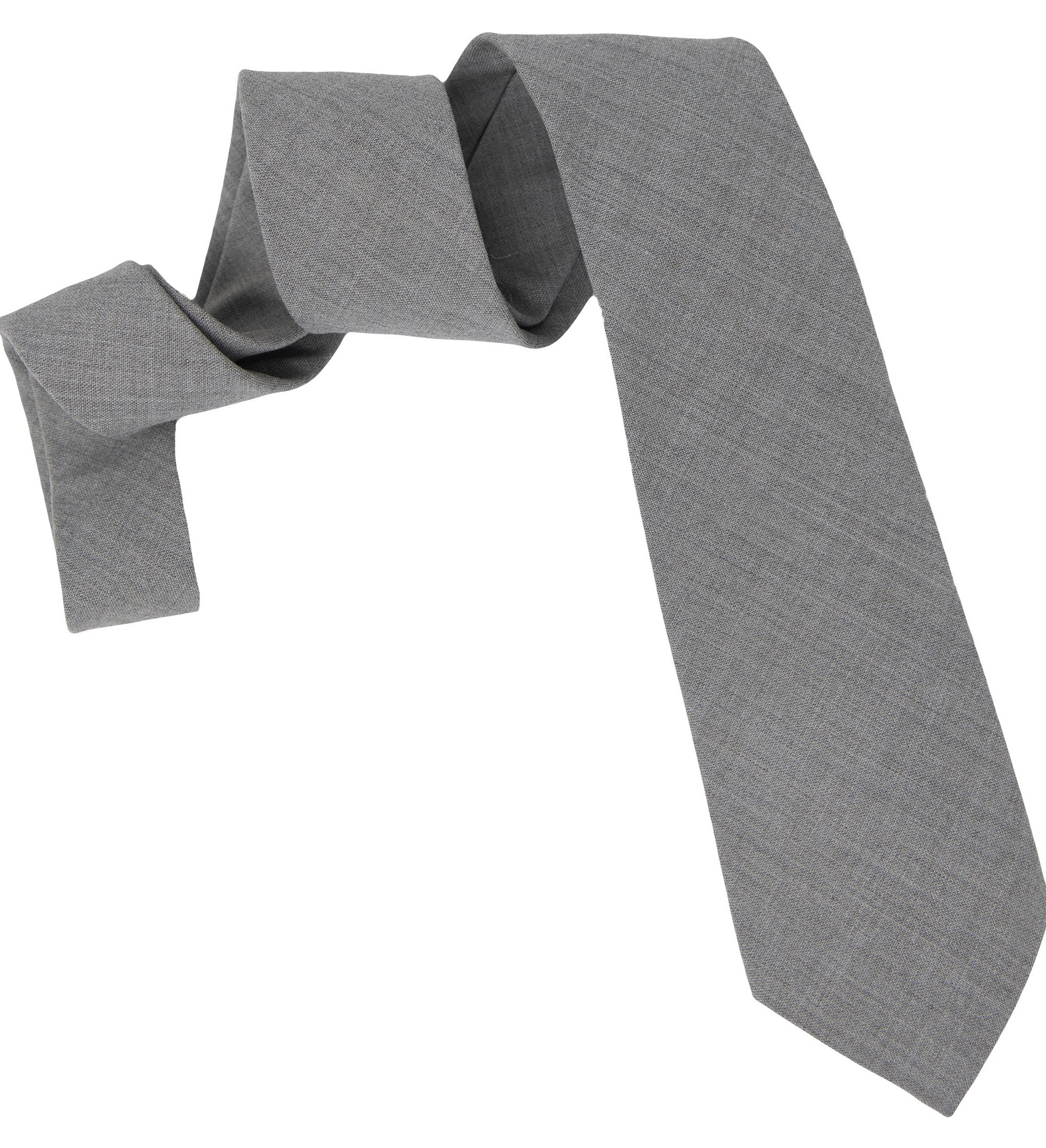 TADDEO MERINO TIE - Flannel Grey