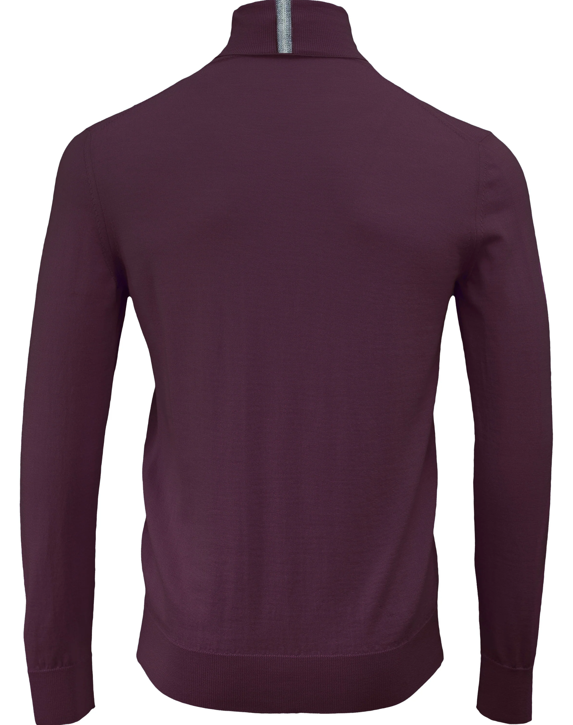 RONAN MERINO TURTLENECK SWEATER - PLUM