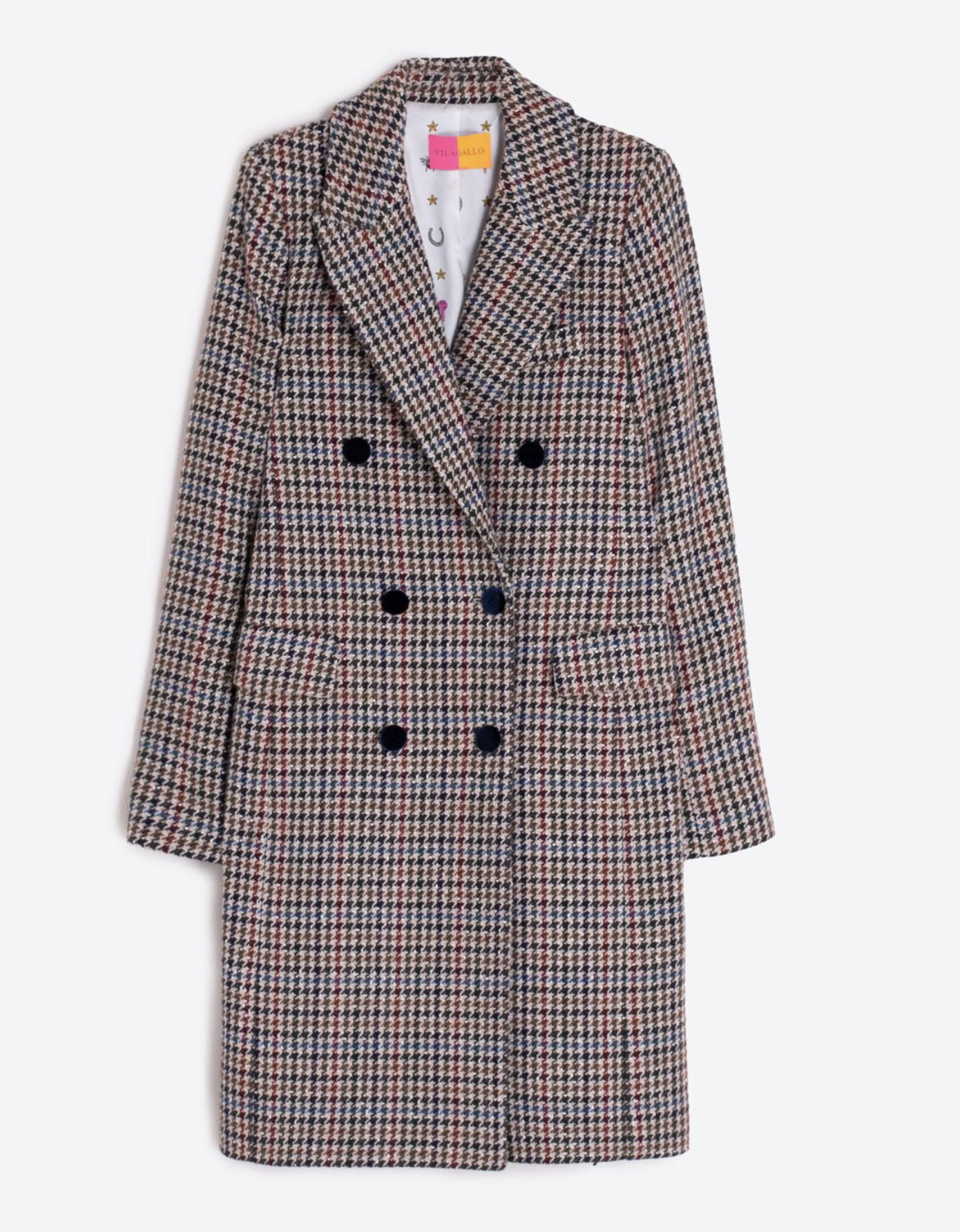 ABRIGO HOUNDSTOOTH LIAN