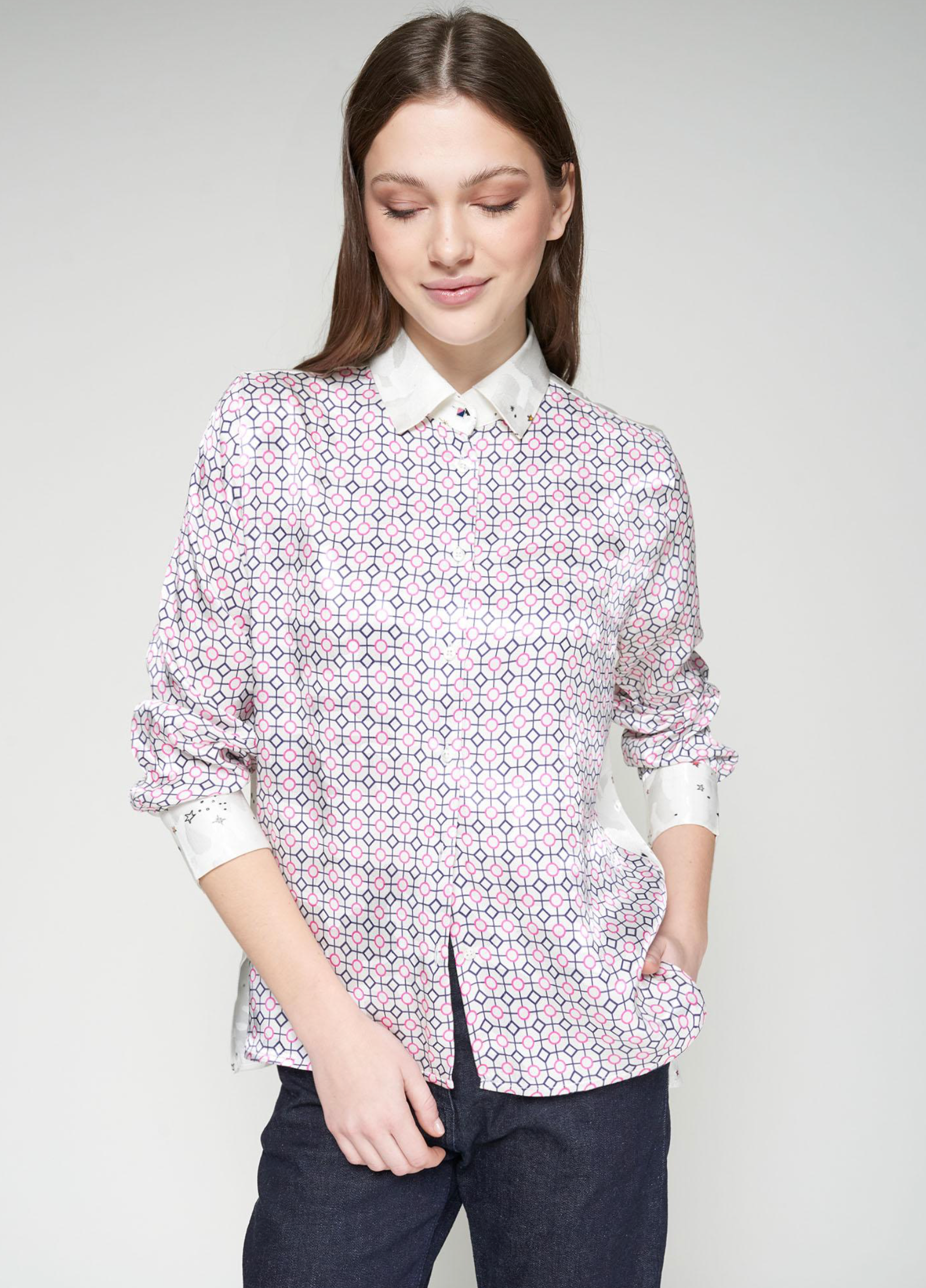 CAMISA ISA GEOMETRICO UFO