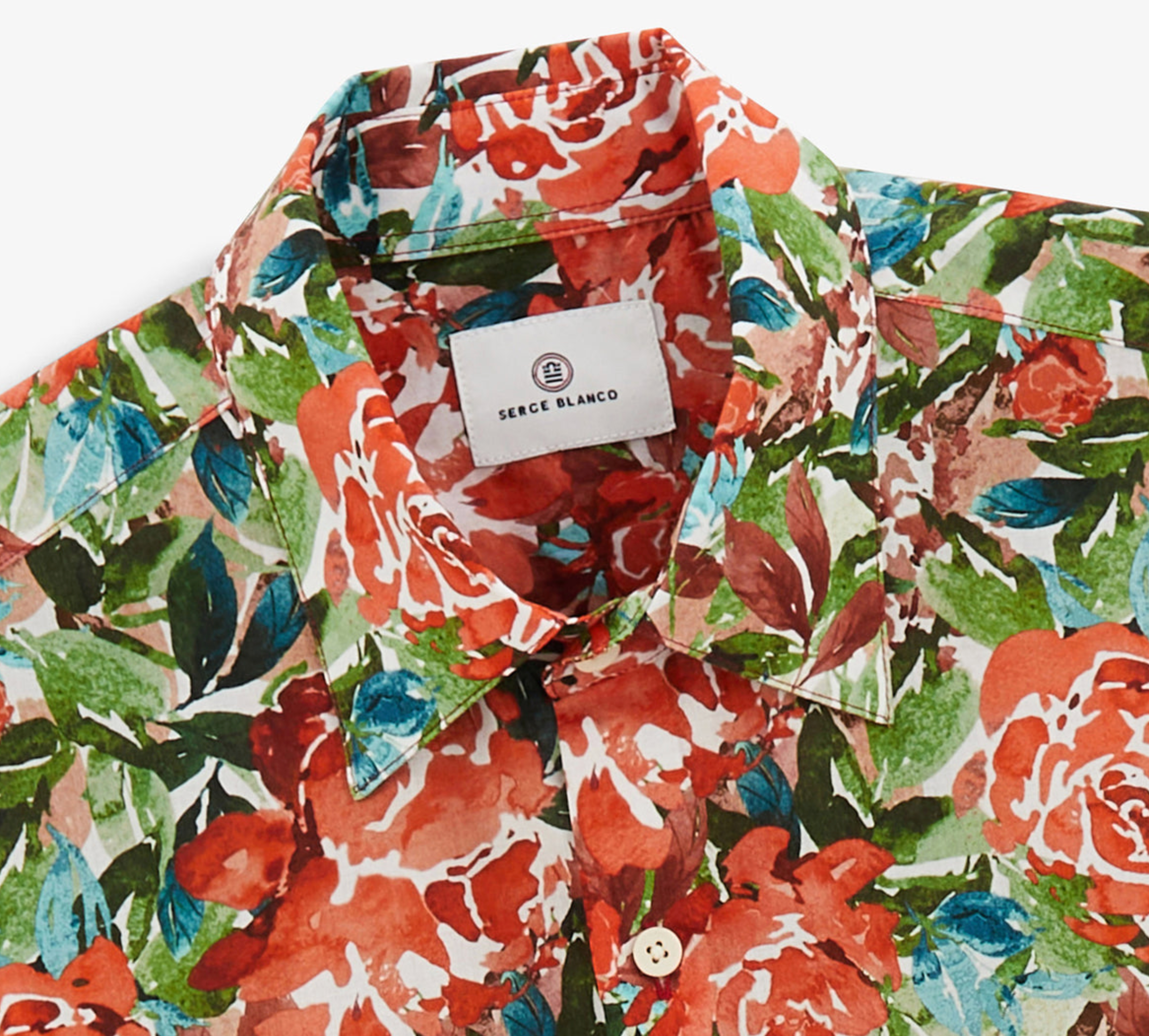 Charles mint floral shirt