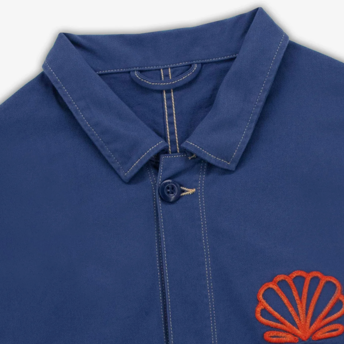 Wendel worker jacket embroidered in nation blue