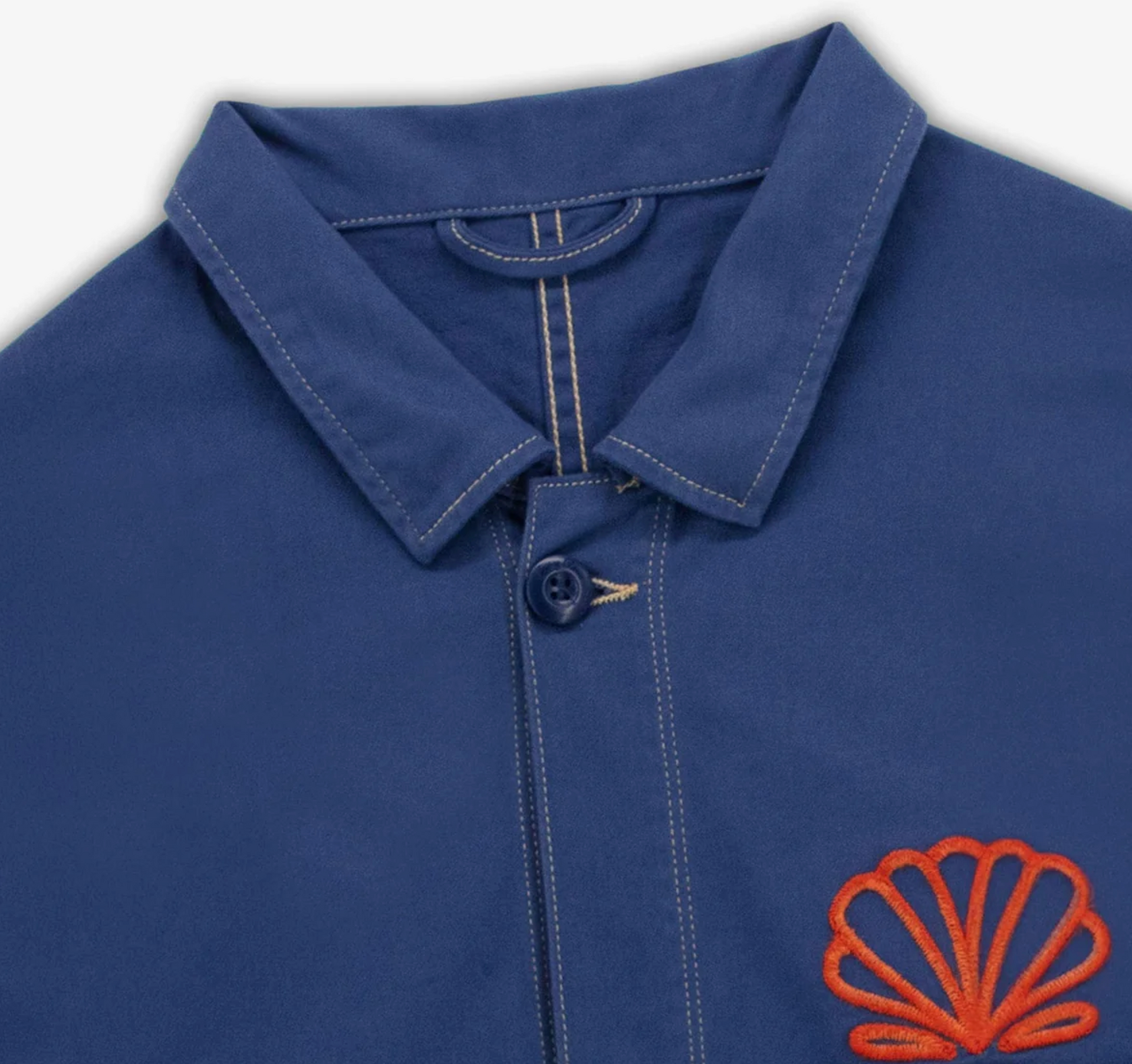 Wendel worker jacket embroidered in nation blue