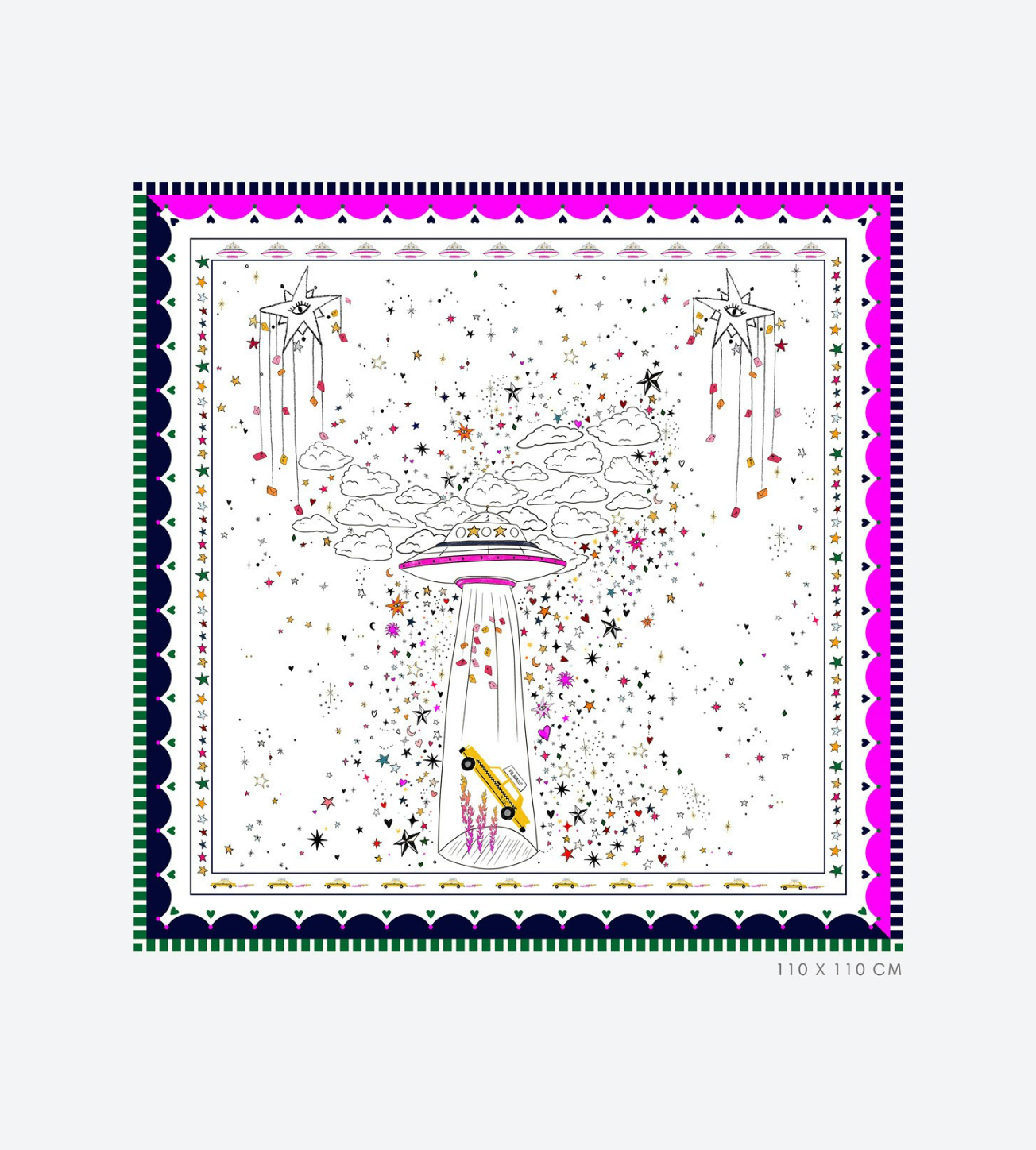 SILK UFO SCARF