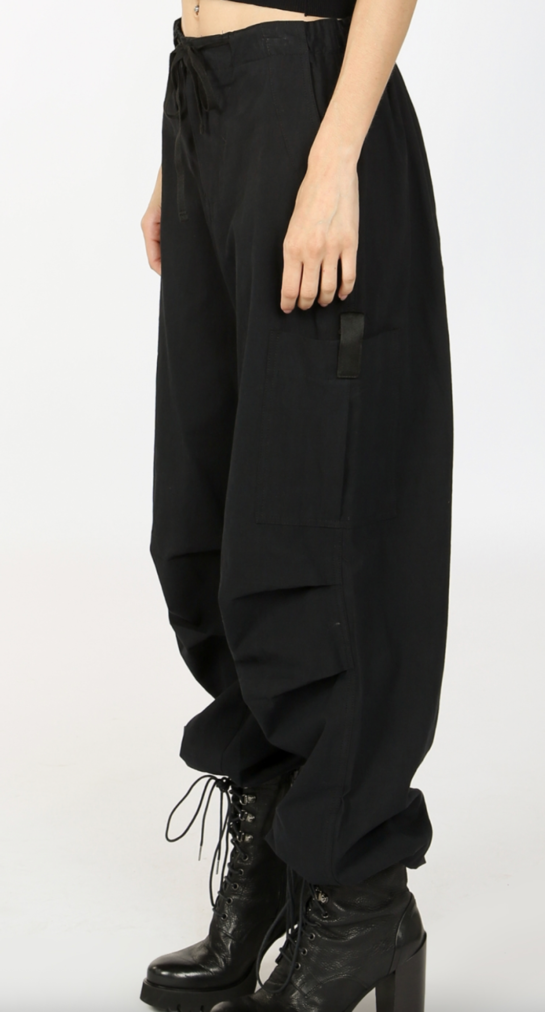 High Waisted Baggy Cargo Pants MC7052