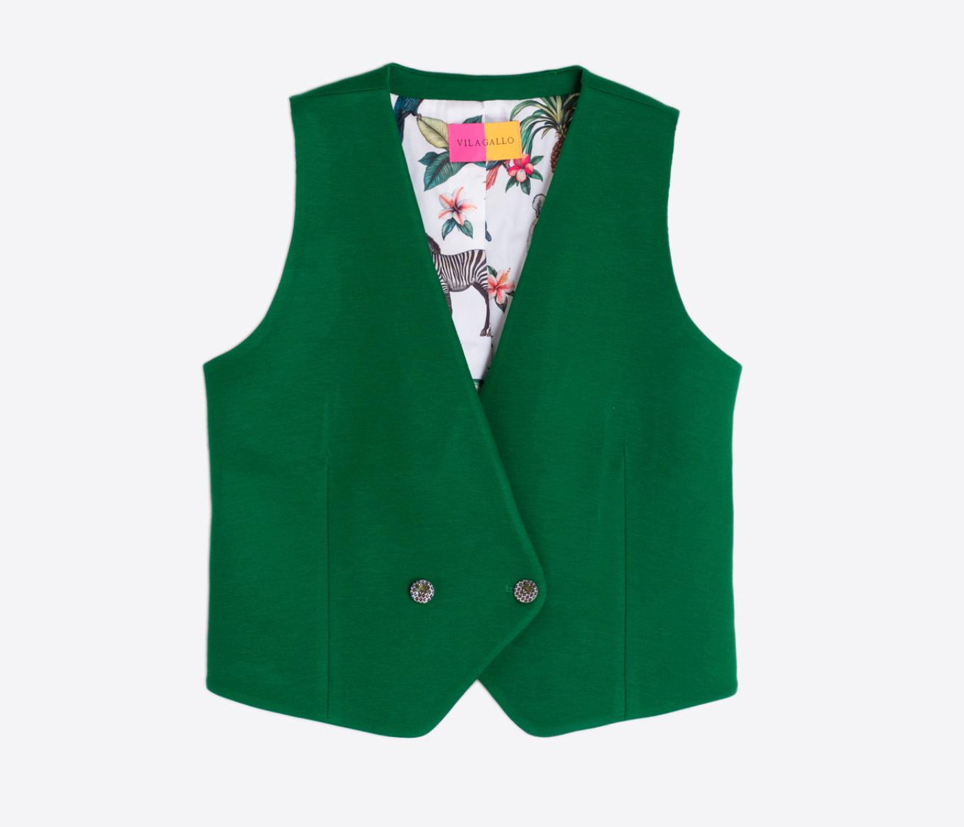 Vest Punto Crep Verde