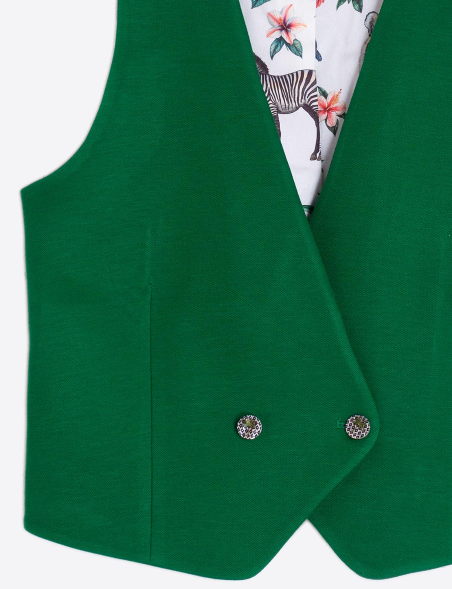 Vest Punto Crep Verde