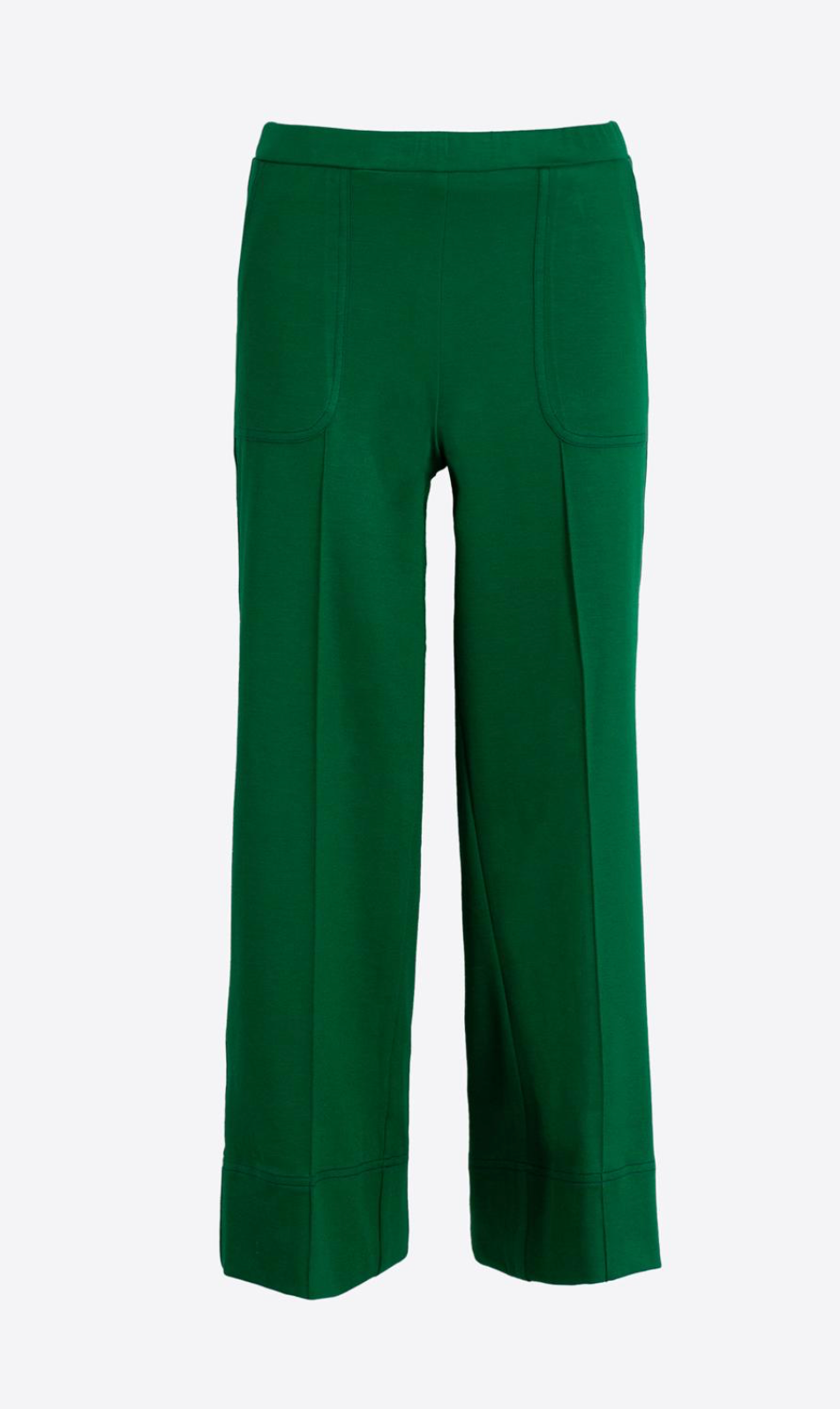 WIDE GREEN TROUSERS