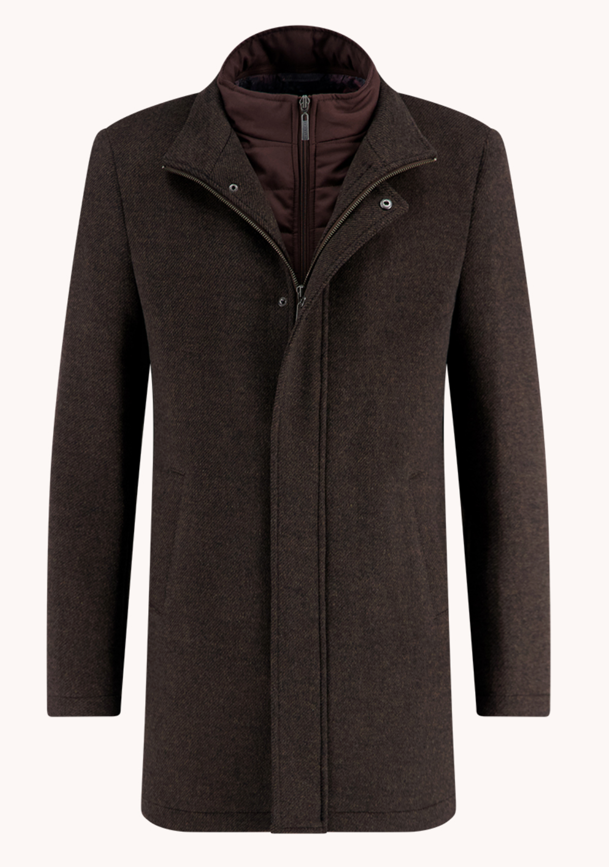 Funnel neck coat 32.165