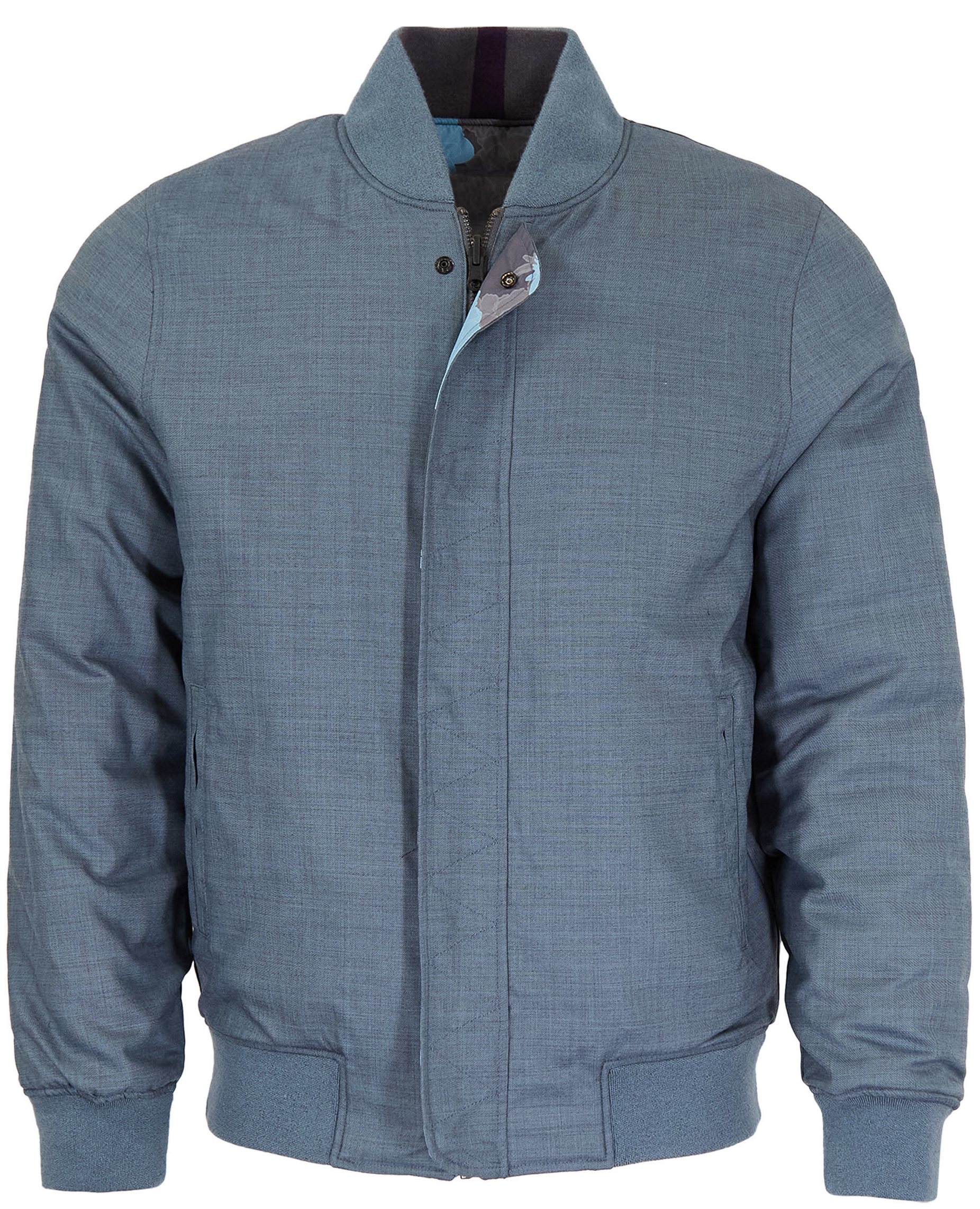 JENKIN REVERSIBLE BLOUSON JACKET - SLATE