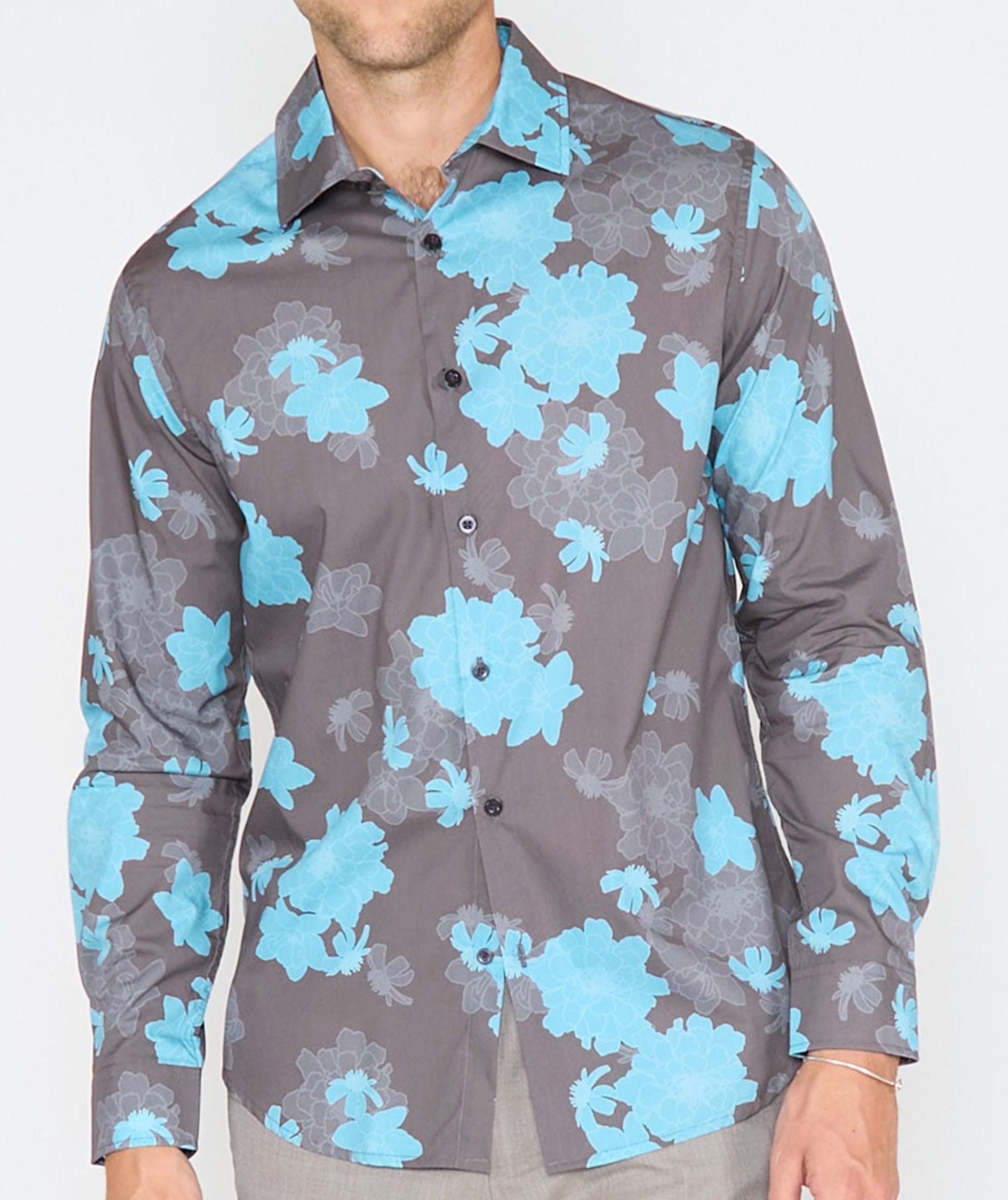 NORMAN SOFTBLOOM SHIRT - SLATE