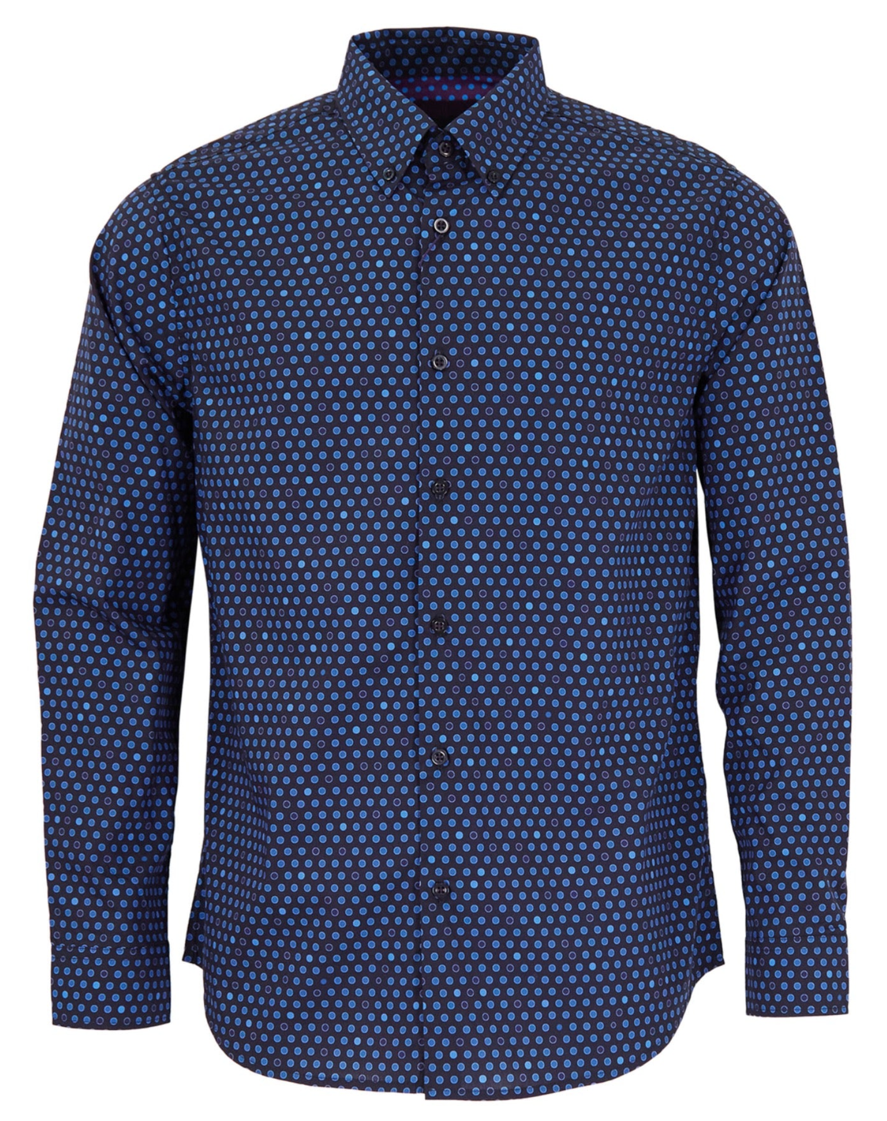 MITCHELL POLKAHALO SHIRT - NAVY