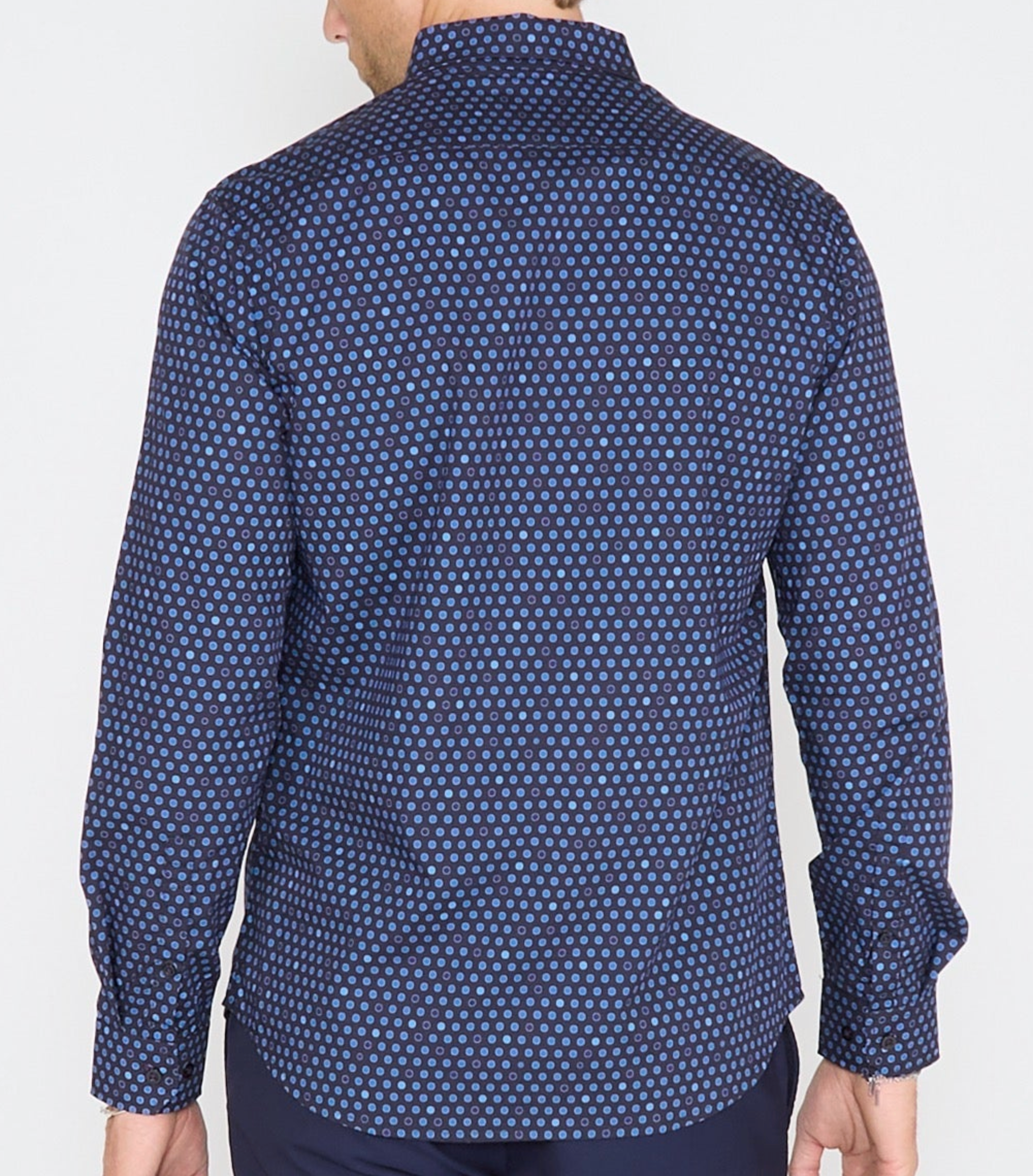 MITCHELL POLKAHALO SHIRT - NAVY