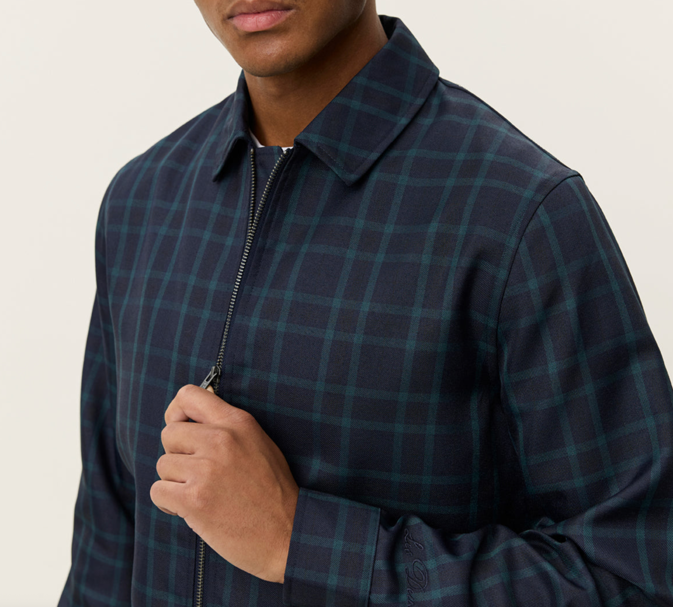 Como Coach Check Jacket