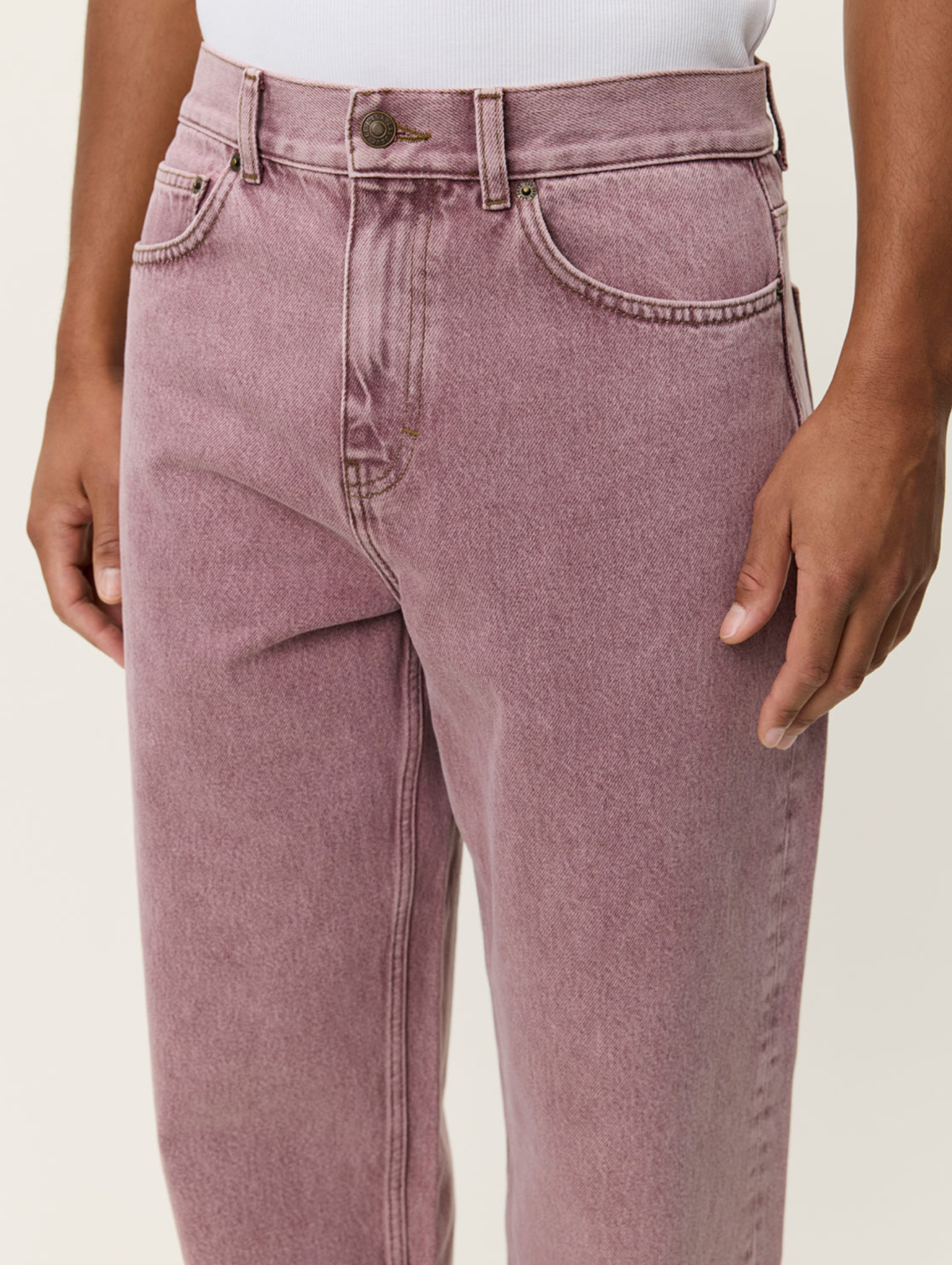 Roi Light Pink Denim Jeans