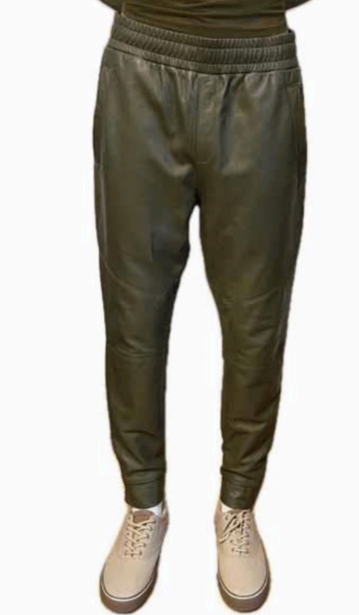 Leather Jogger
