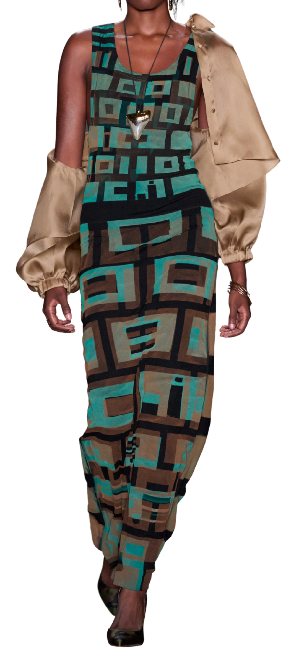 Geo Tribe Tank Dress