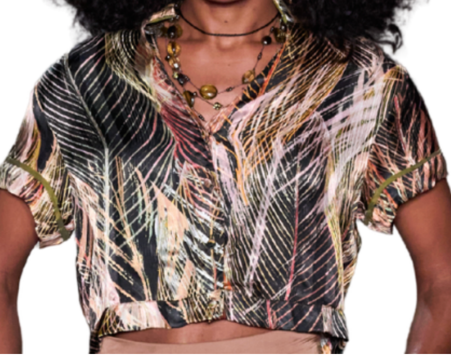 Wanderlust Top Aurora Print