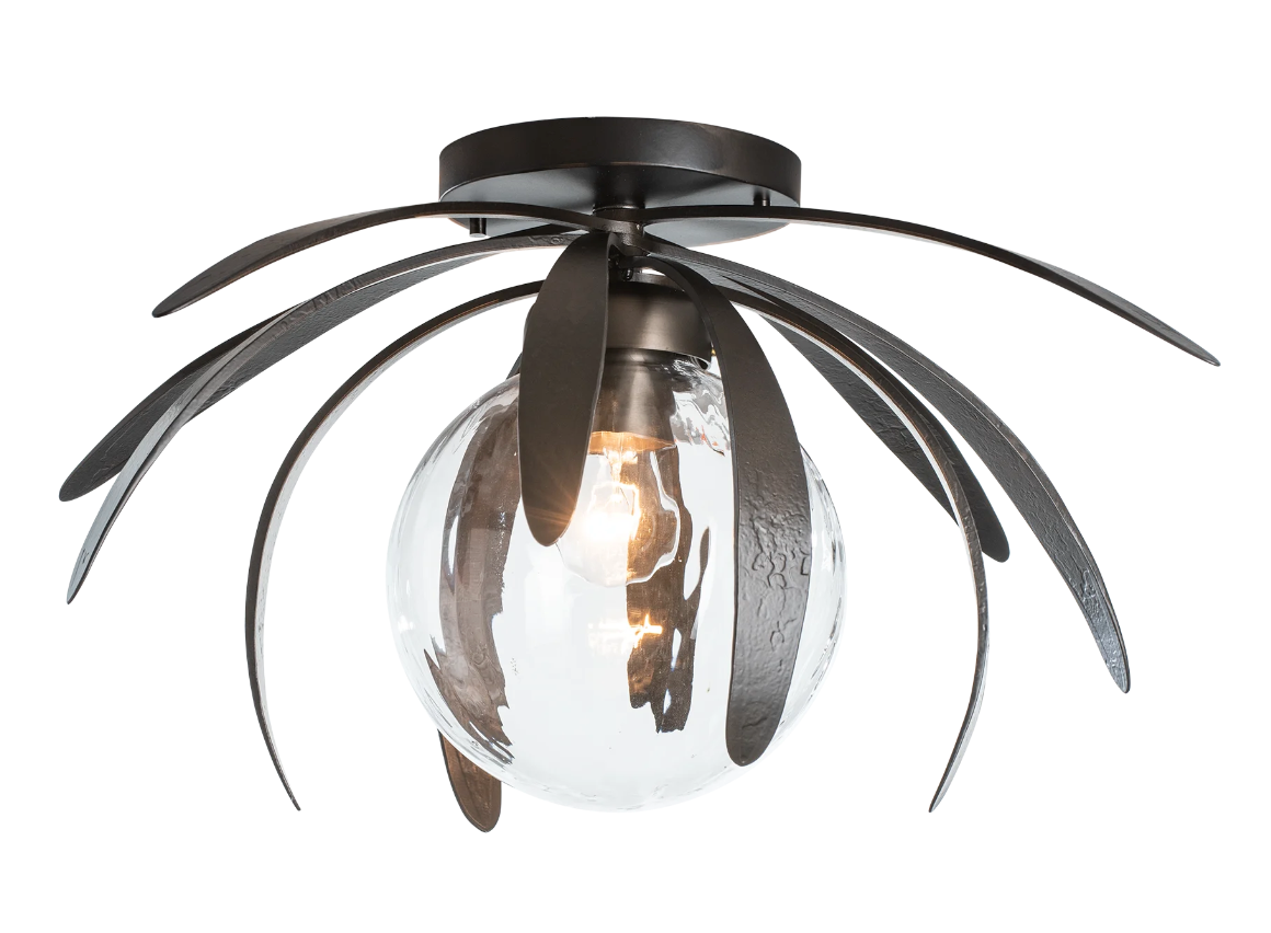 Dahlia Semi-Flush Mount by Hubbarton Forge (customizable - made in USA)