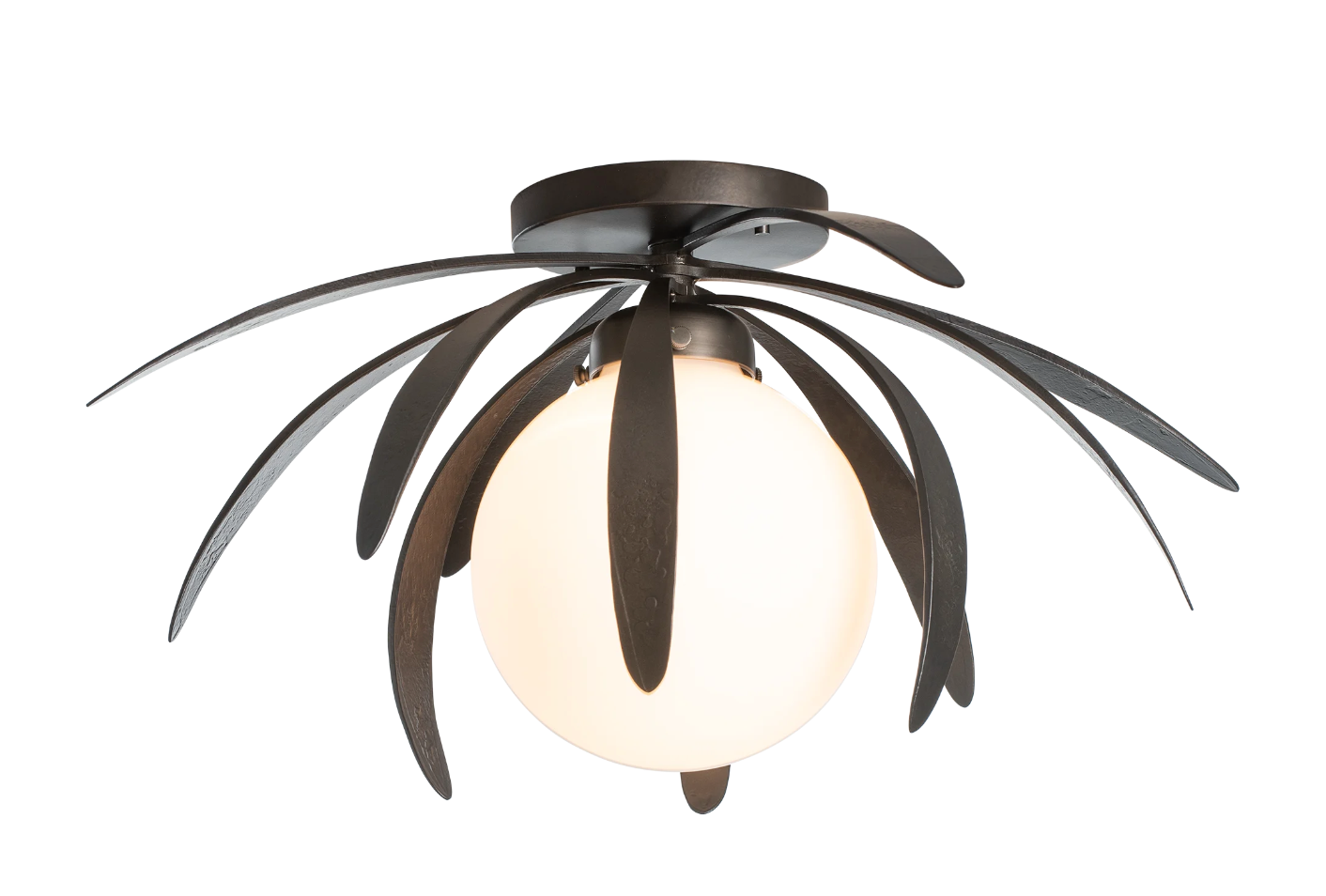 Dahlia Semi-Flush Mount by Hubbarton Forge (customizable - made in USA)