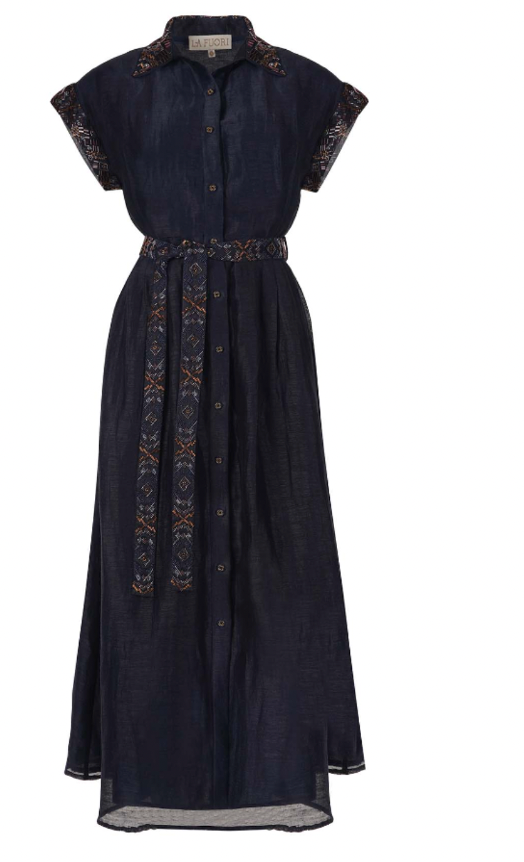 Dark Navy Shirt Dress