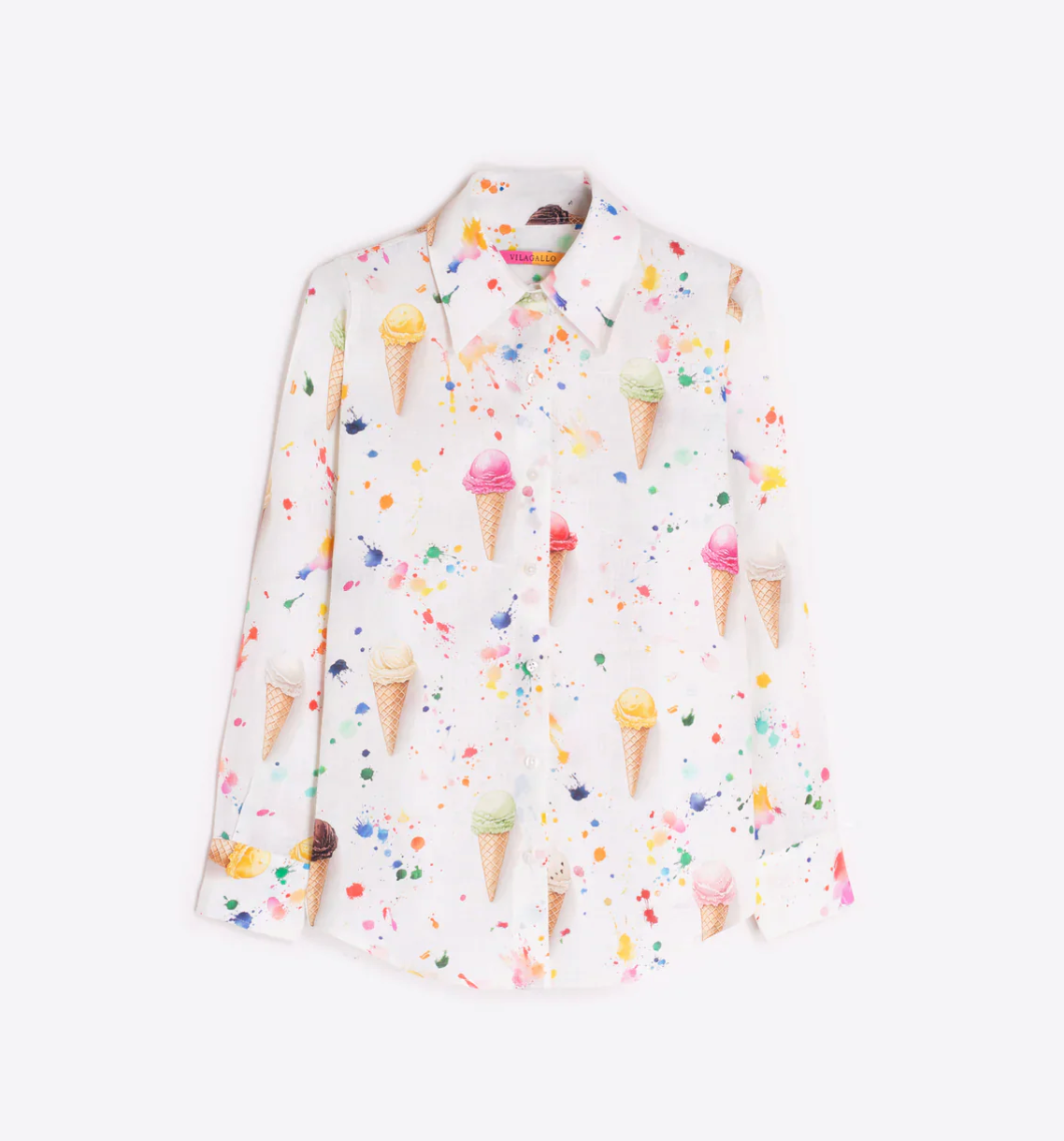 MULTICOLOUR ICE CREAM PRINT SHIRT