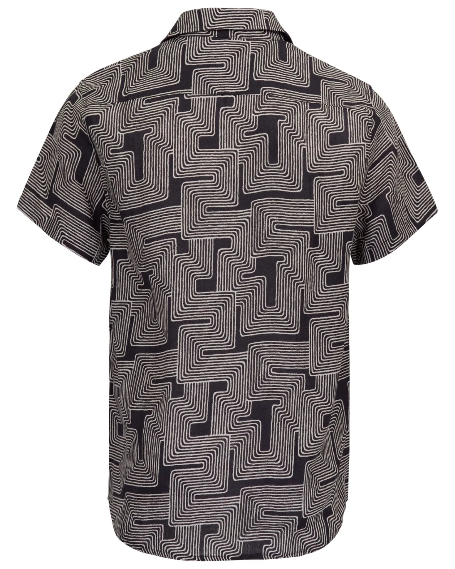 LANDON INTER TWINE LINEN BUTTON-UP SHIRT