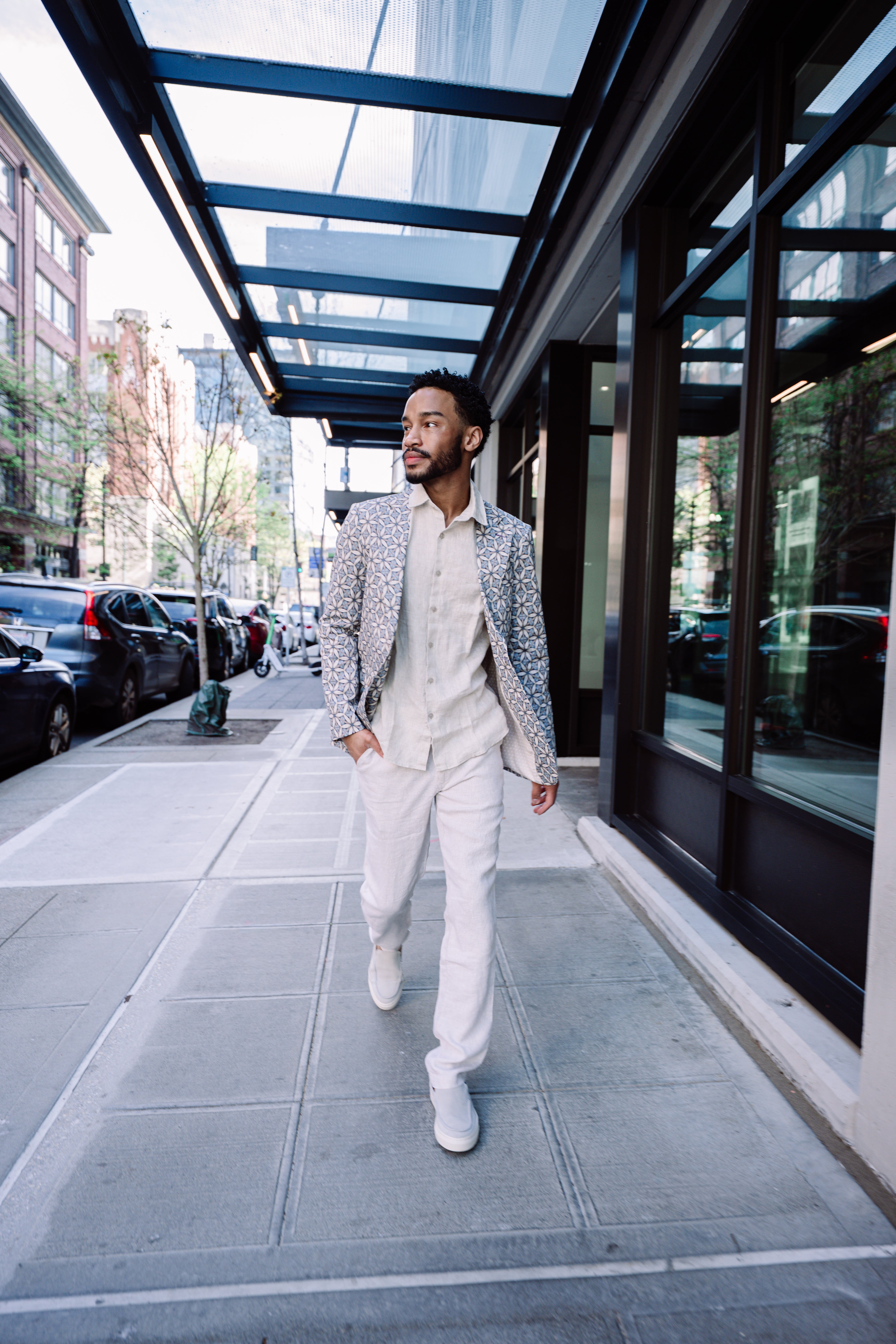Devon Linen Pant - Natural