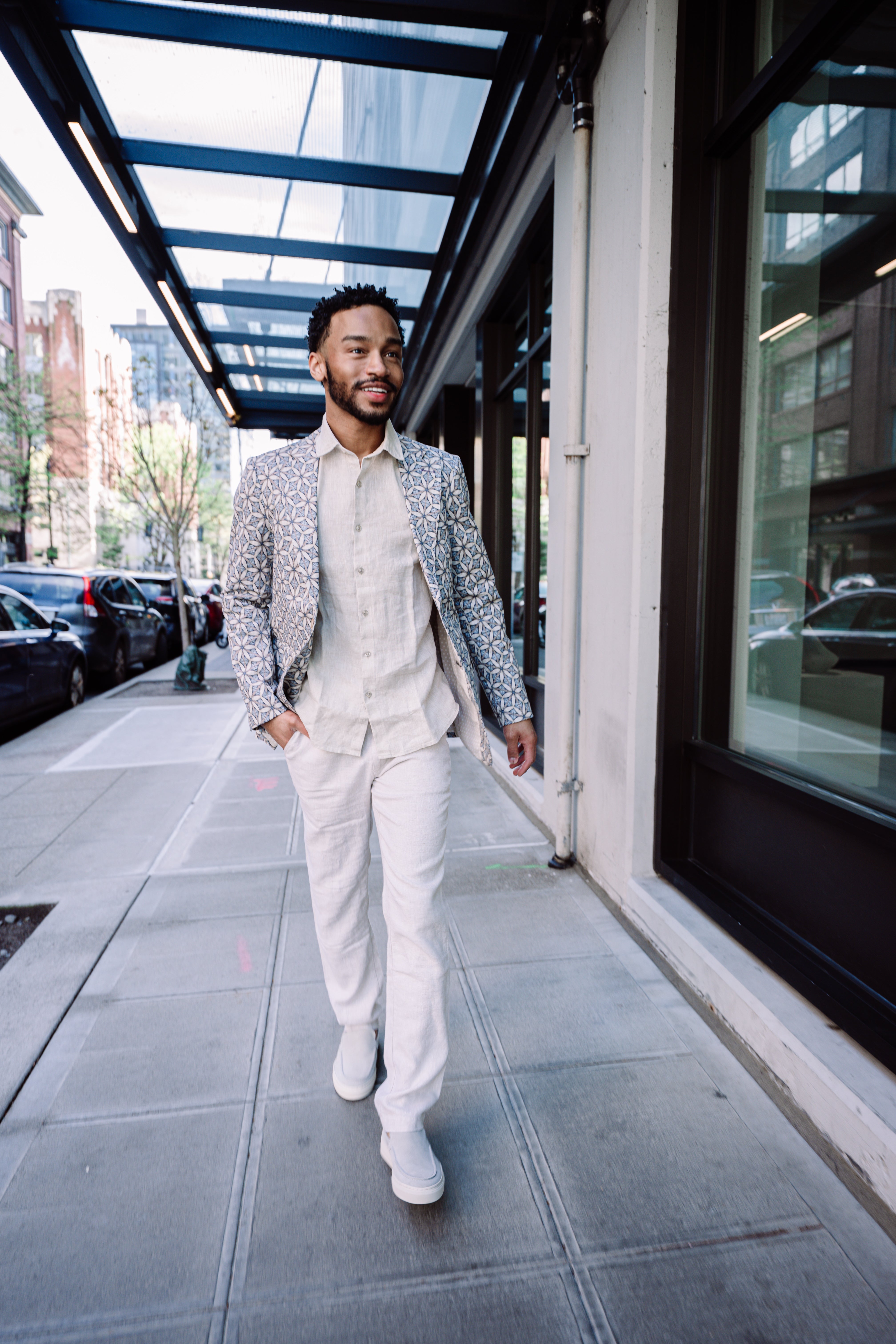 JULIUS TRIBAL NATURAL MENS TAILORED BLAZER