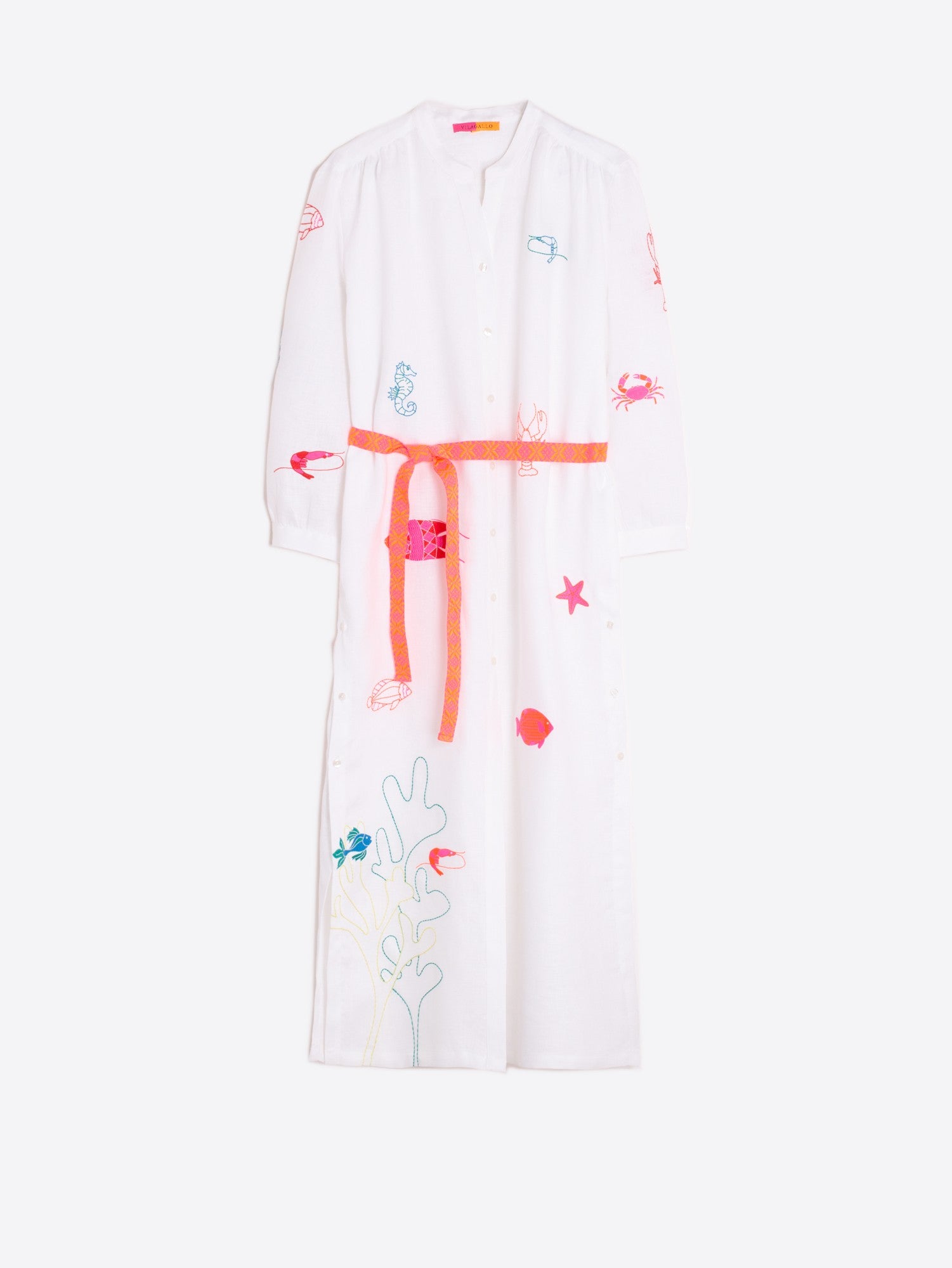 Amina Linen Shirt Dress