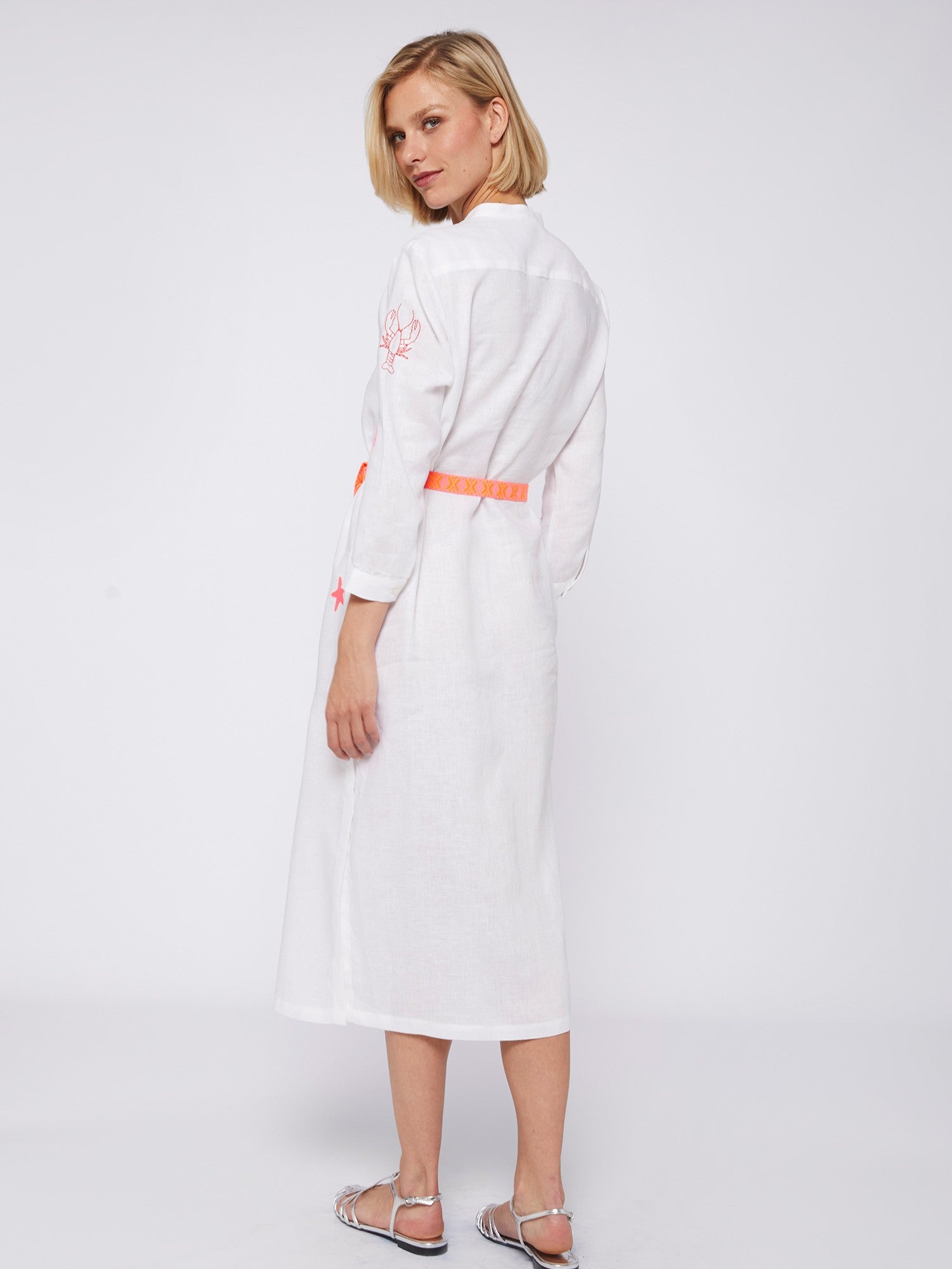 Amina Linen Shirt Dress