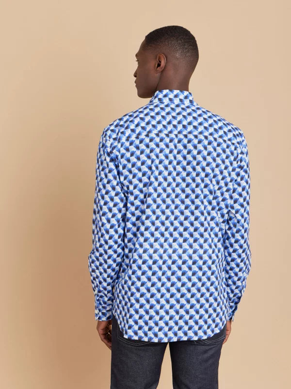 Andy Geometric Button Down Shirt