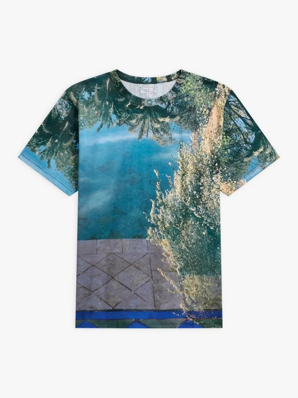 Mark Digital Print Tee by Agnes b.