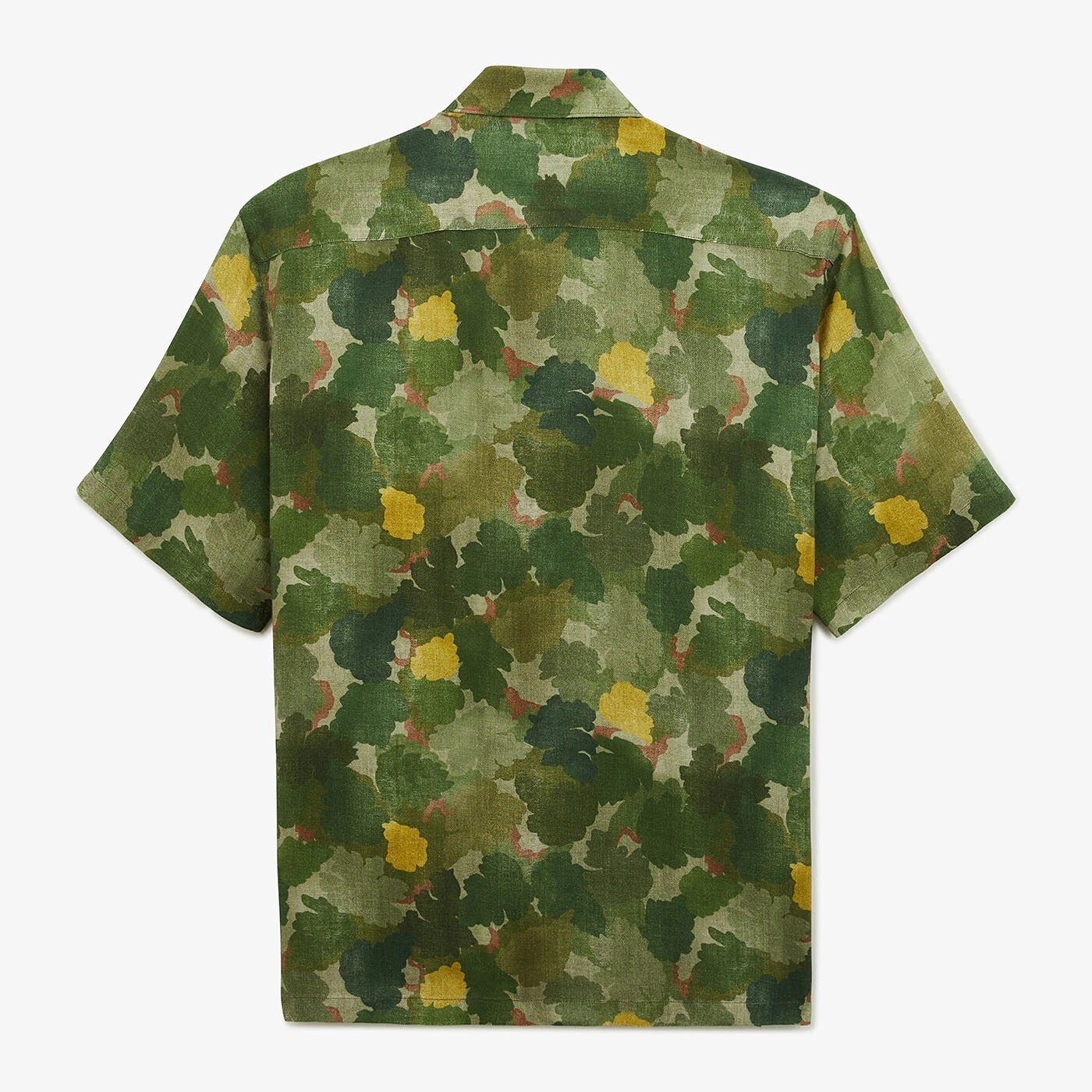 Green Camouflage Short Sleeve Shirt