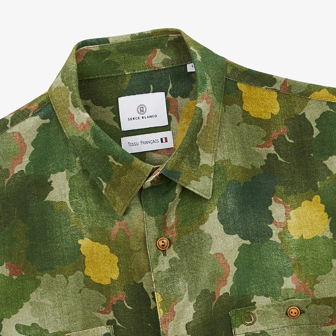 Green Camouflage Short Sleeve Shirt