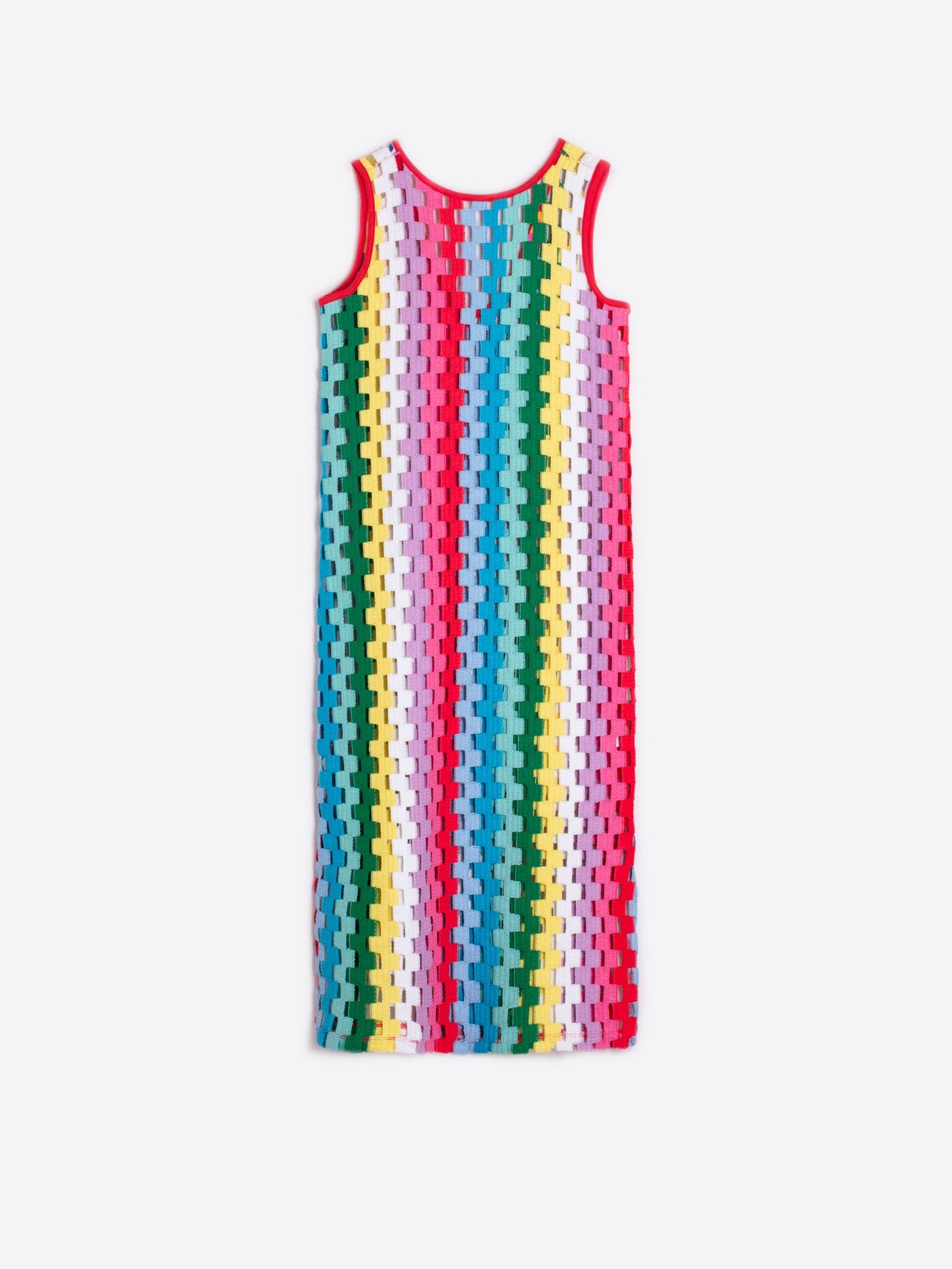 Cindy Multicolor Crochet Dress