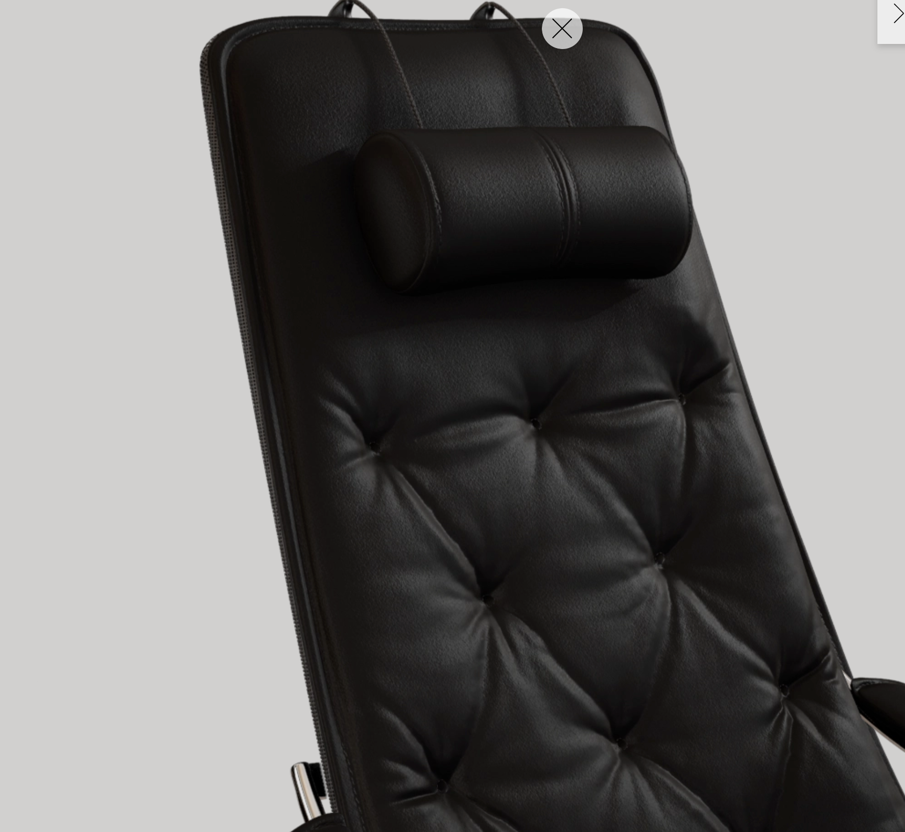 Bravo Swivel chair - Bolzano leather Black 56 (USA Stock)