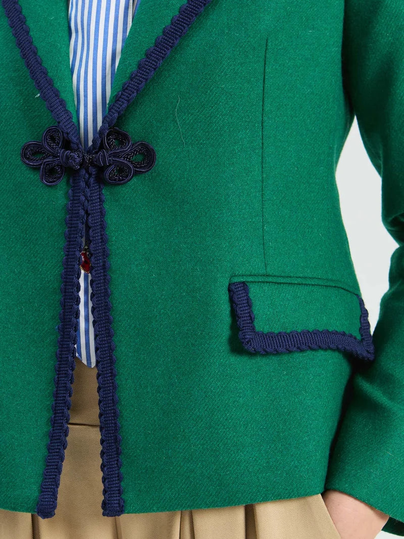 Green Tweed Jacket