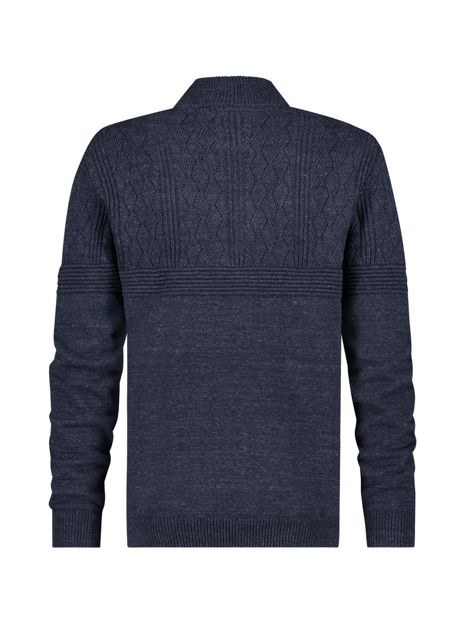 Structure Mock-Zip Navy