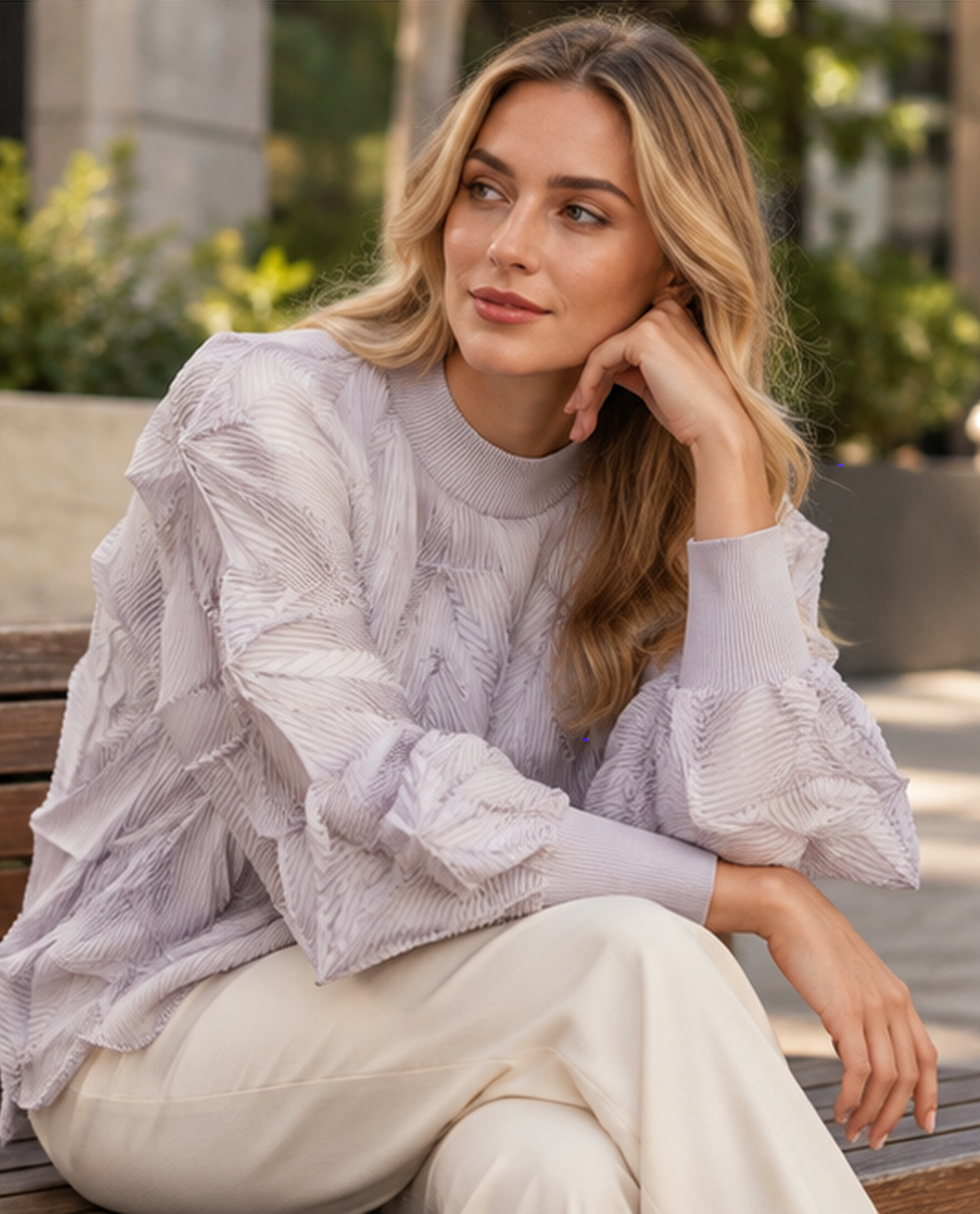 Annie Pleated Top