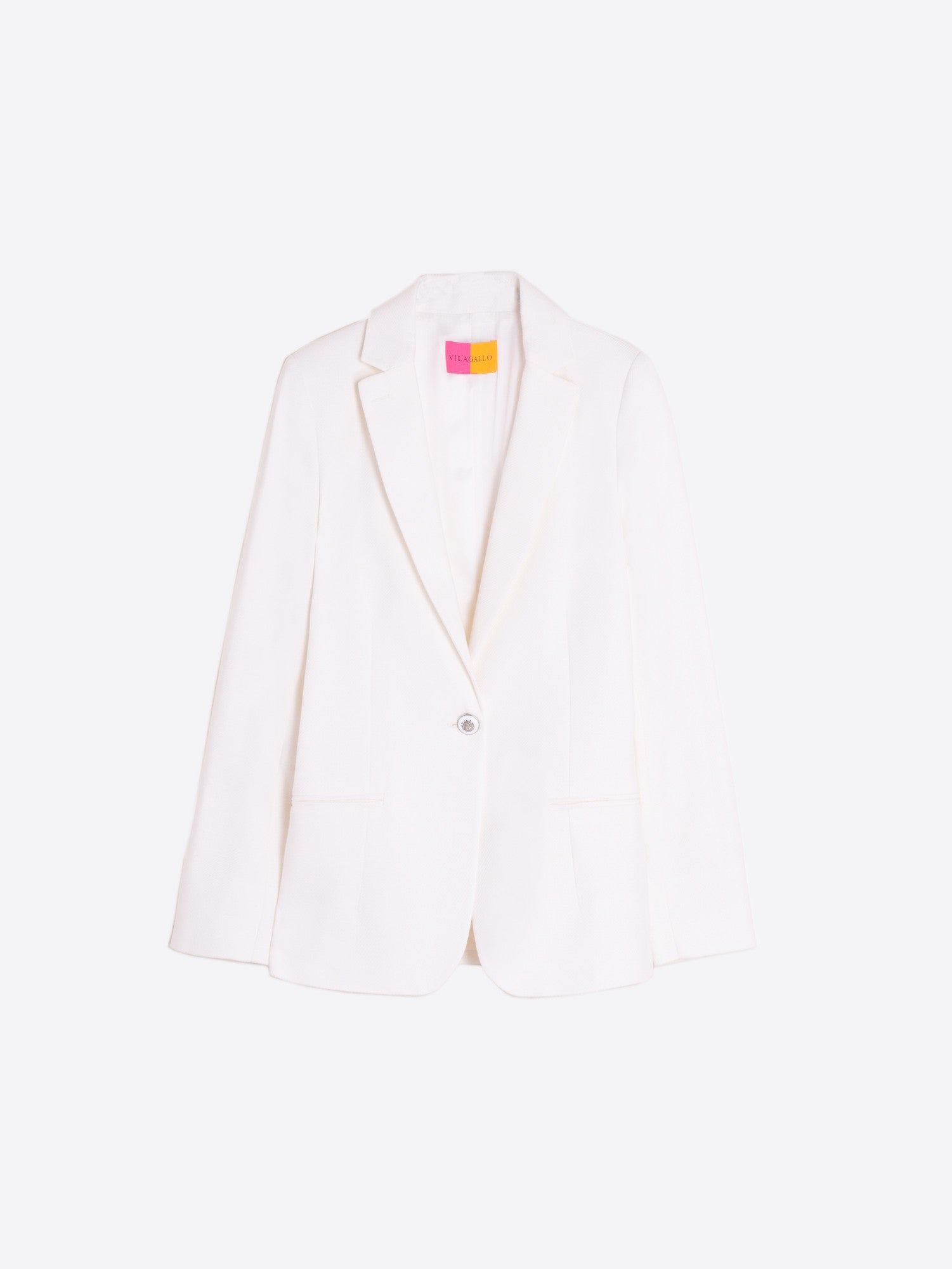 White Hannah Linen Blazer