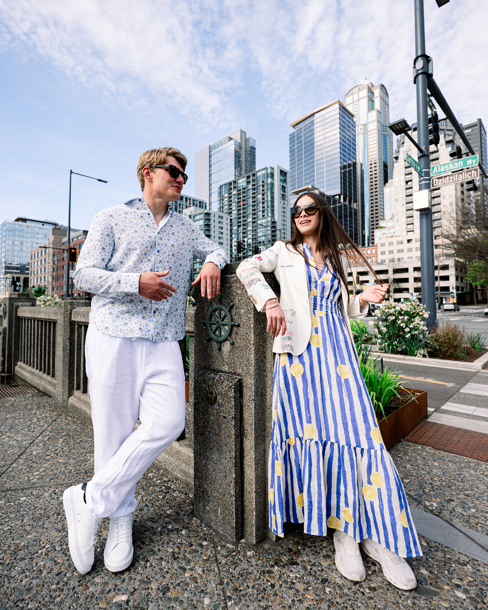 STRIPED LEMON DRESS