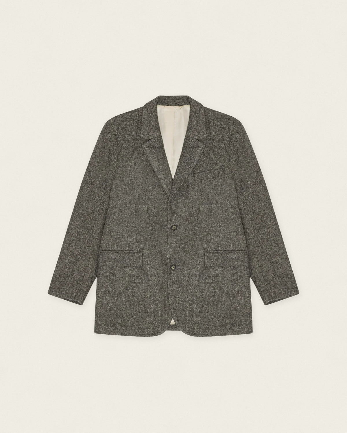 Wool Melange Blazer - Caribou