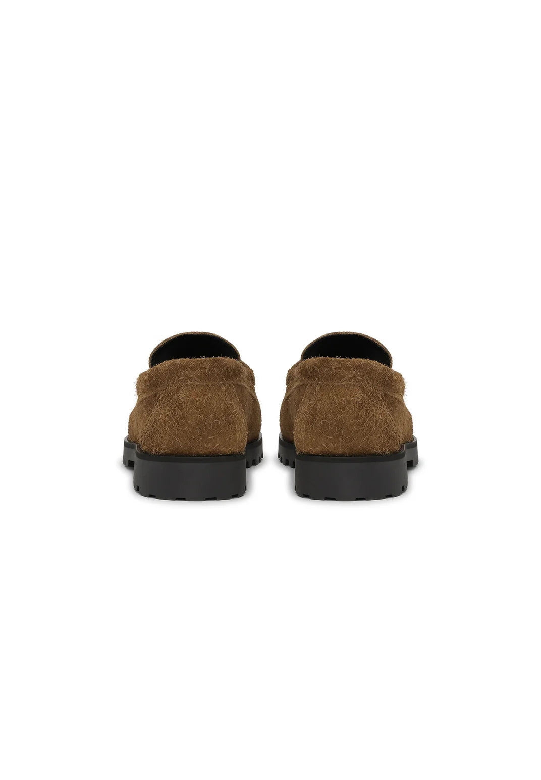 Hairy Suede Loafer - Bone Brown