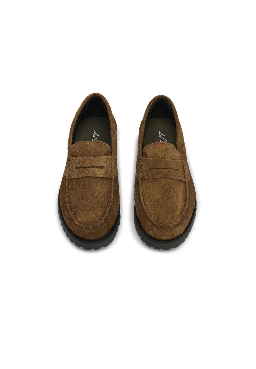 Hairy Suede Loafer - Bone Brown