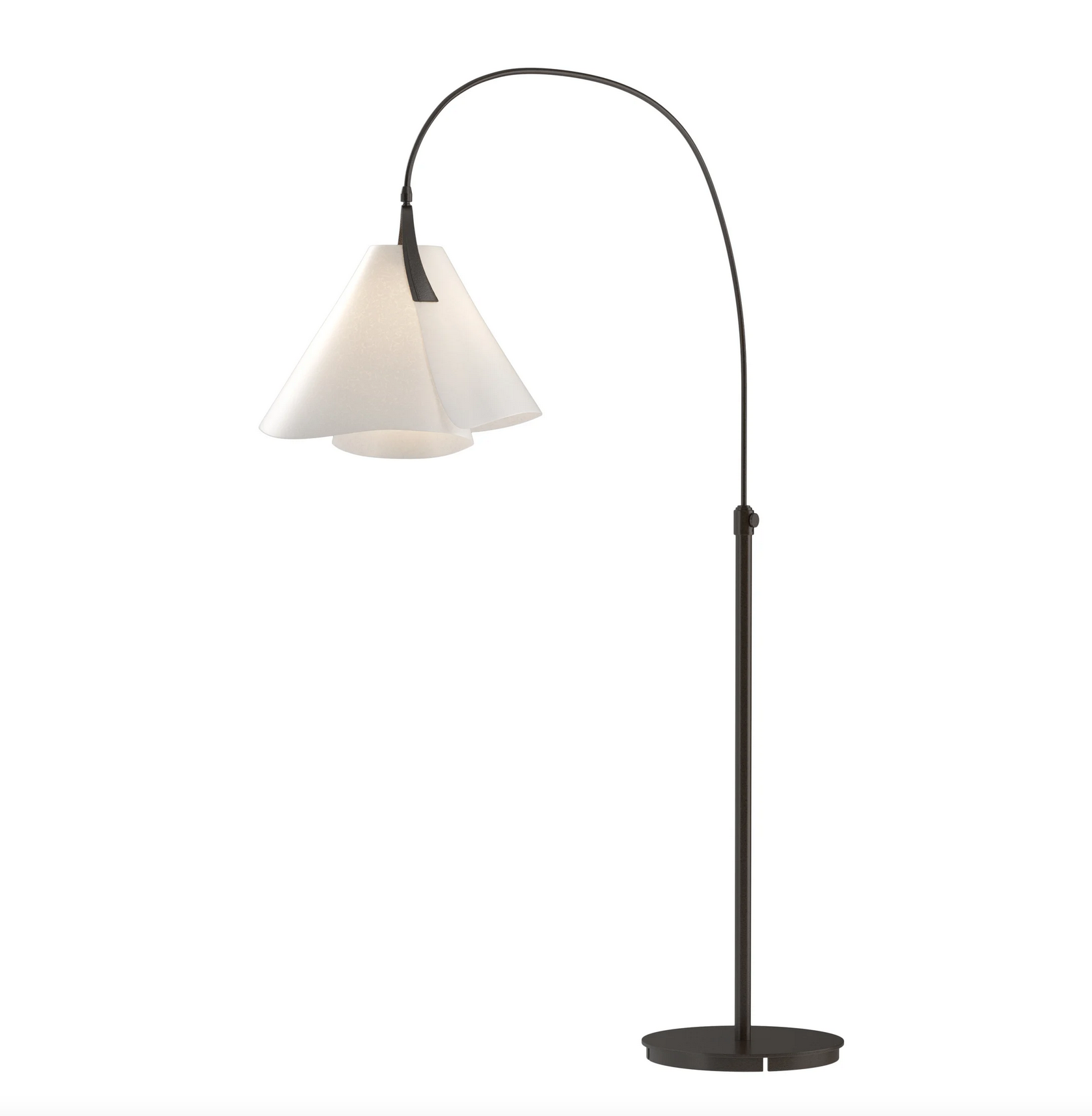 Mobius Arc Floor Lamp,  66"H x 59"W Base Item #234505